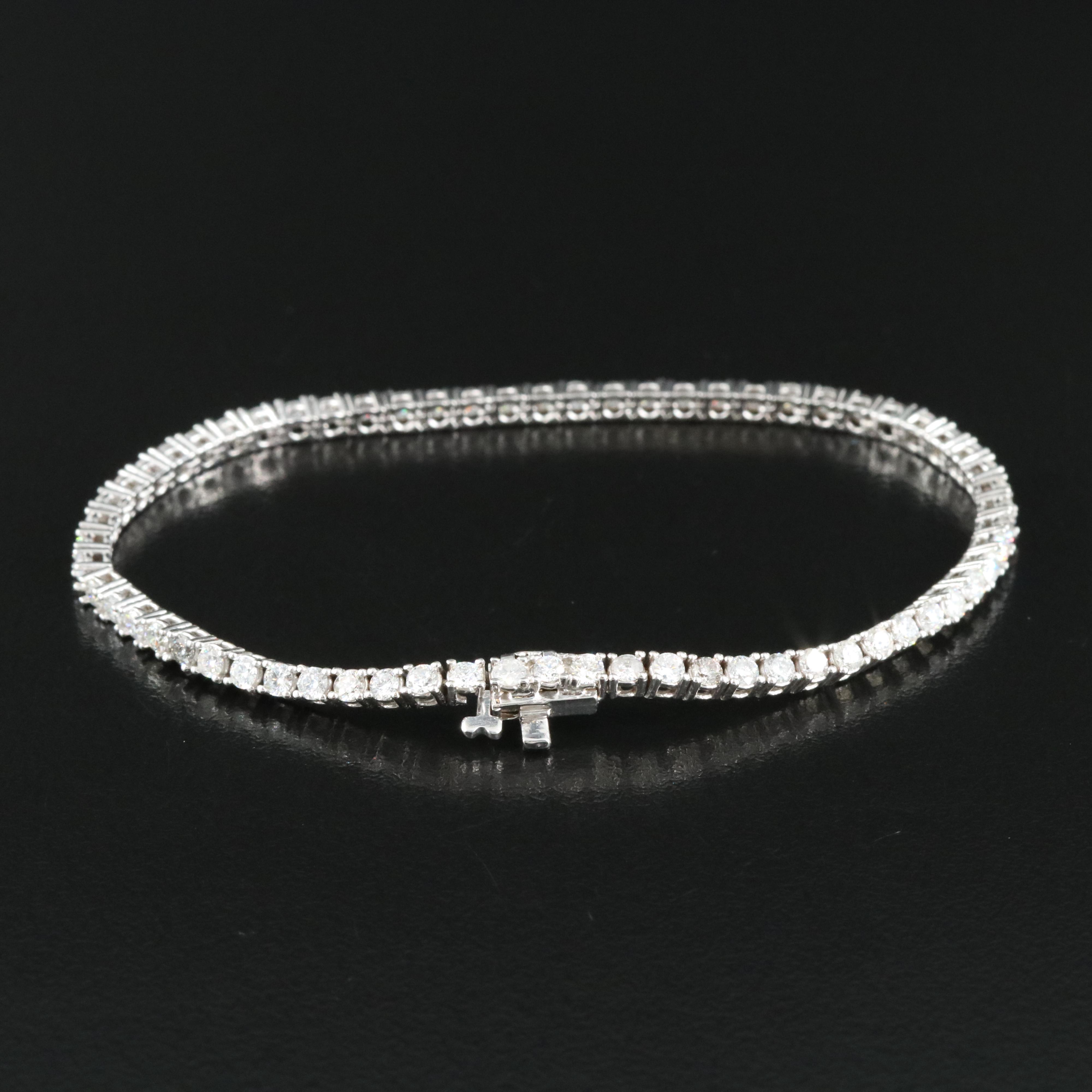 14K 3.24 CTW Diamond Tennis Bracelet