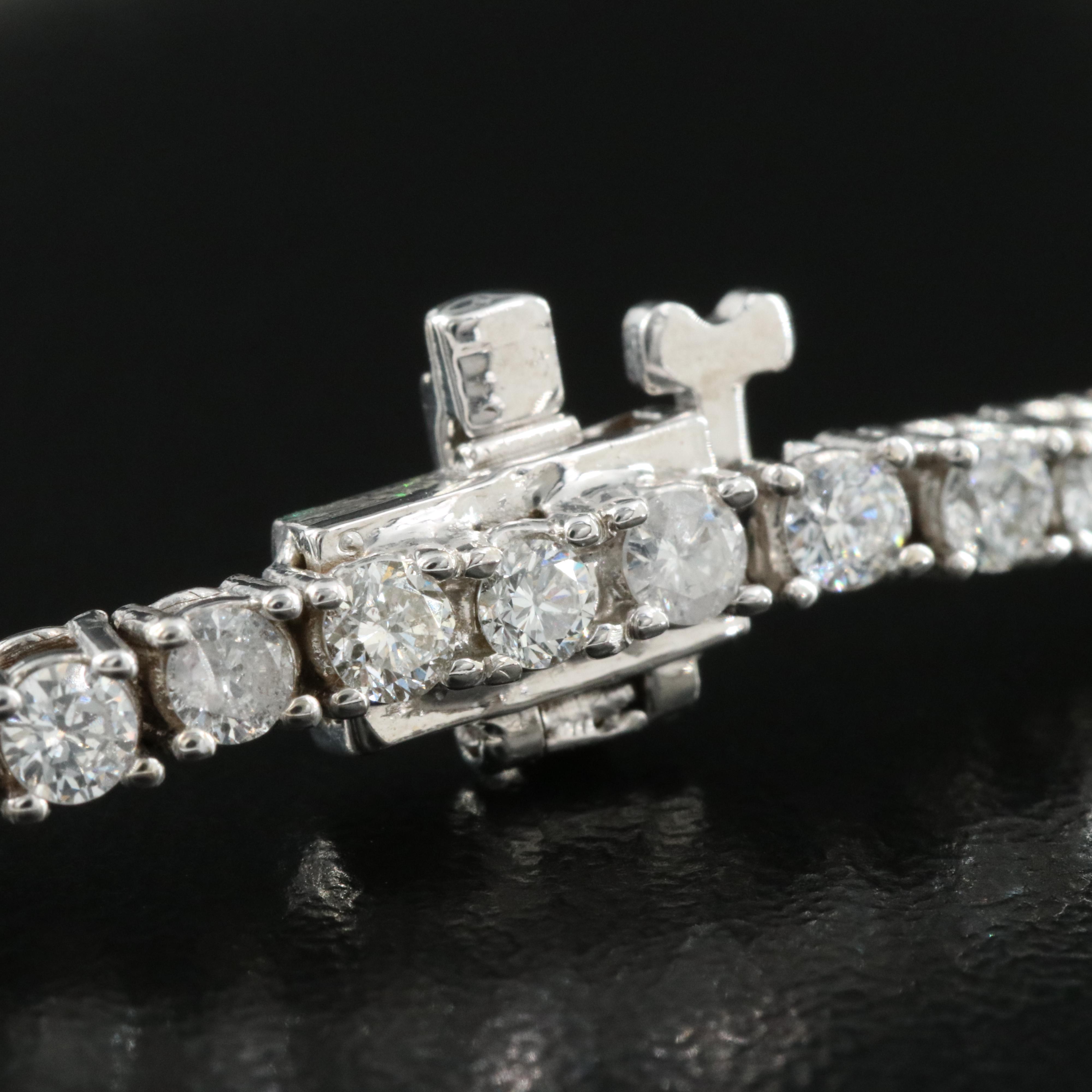 14K 3.24 CTW Diamond Tennis Bracelet