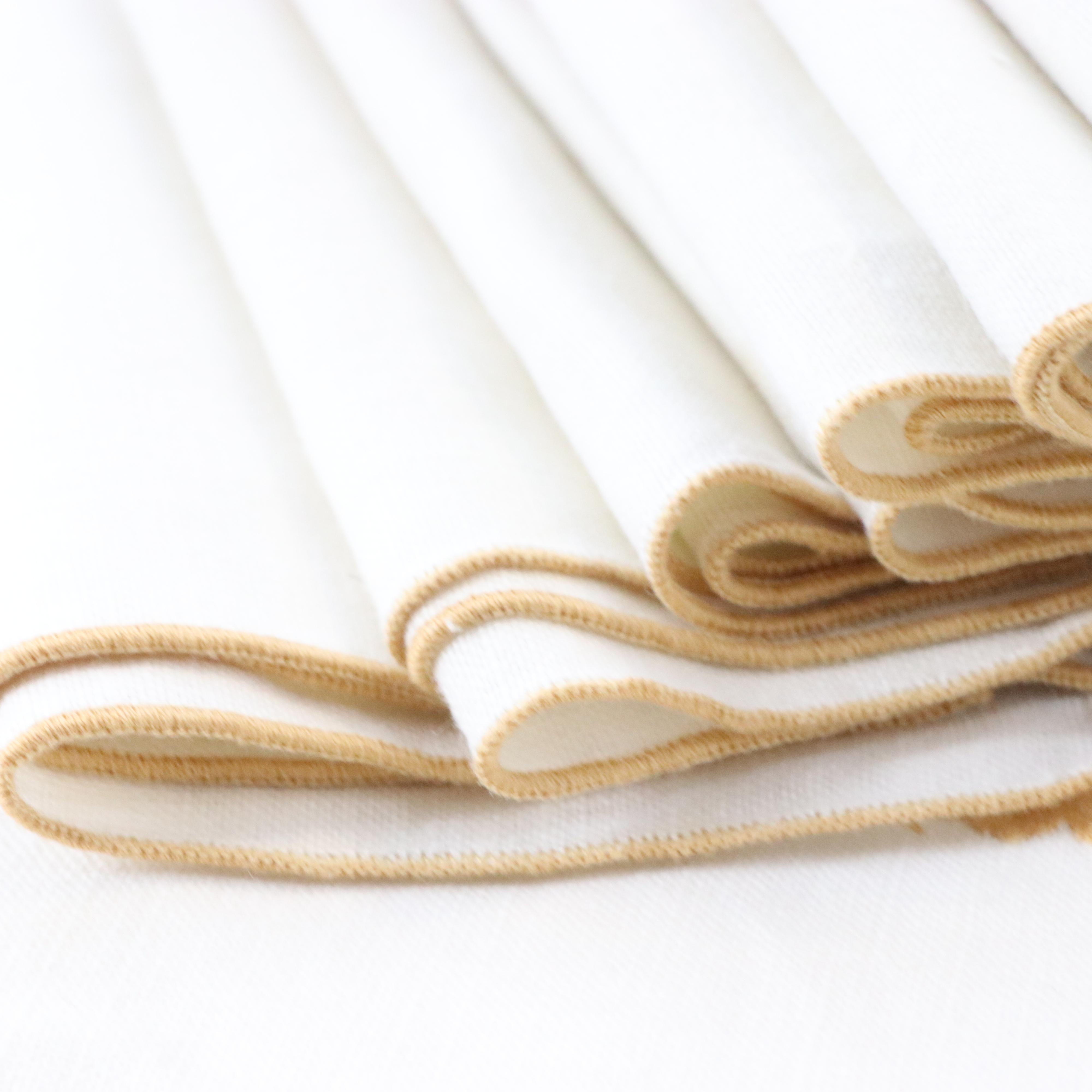 Floral and Butterfly Embroidery and Cutwork Table Linens