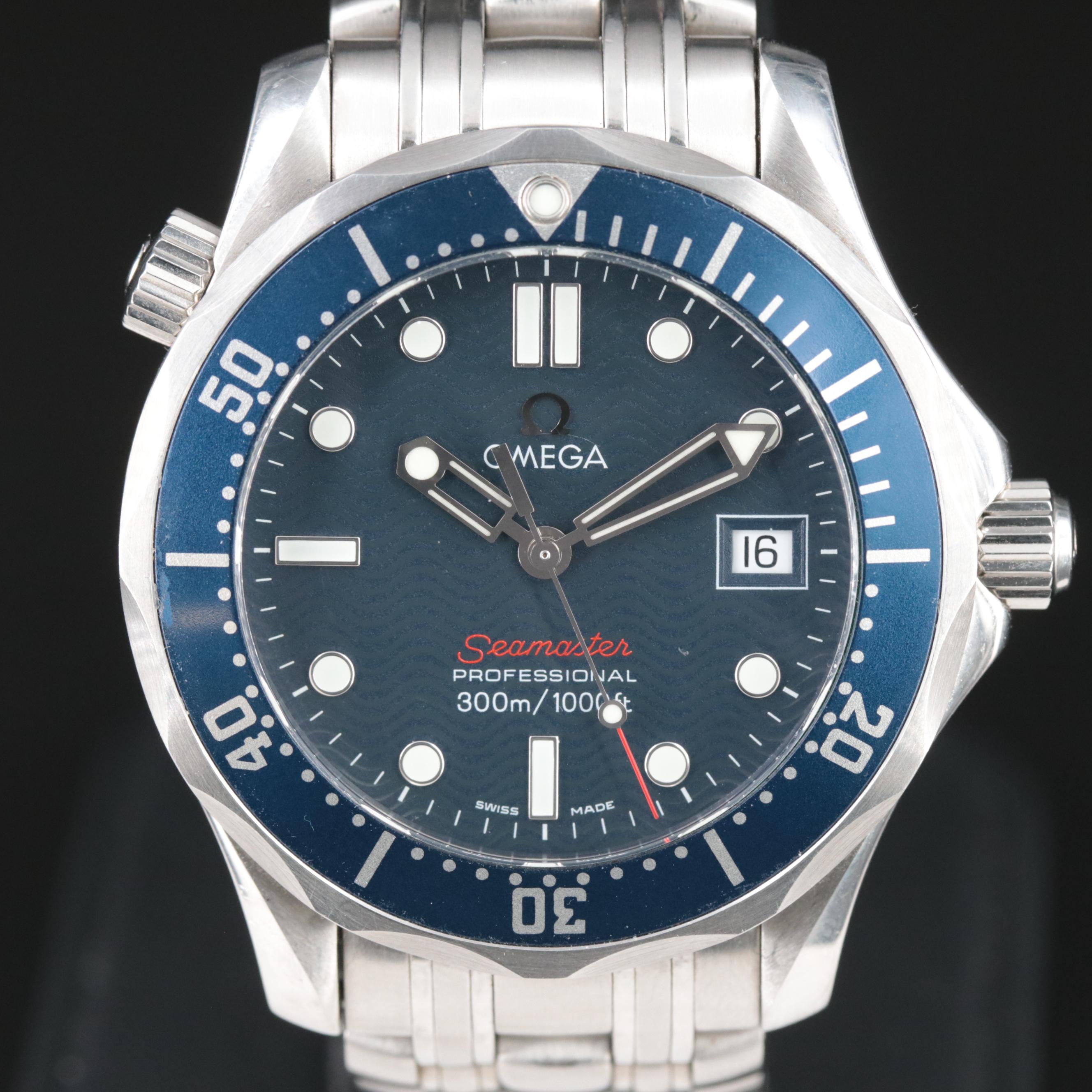 1999 Omega Seamaster Quartz 300M Watch