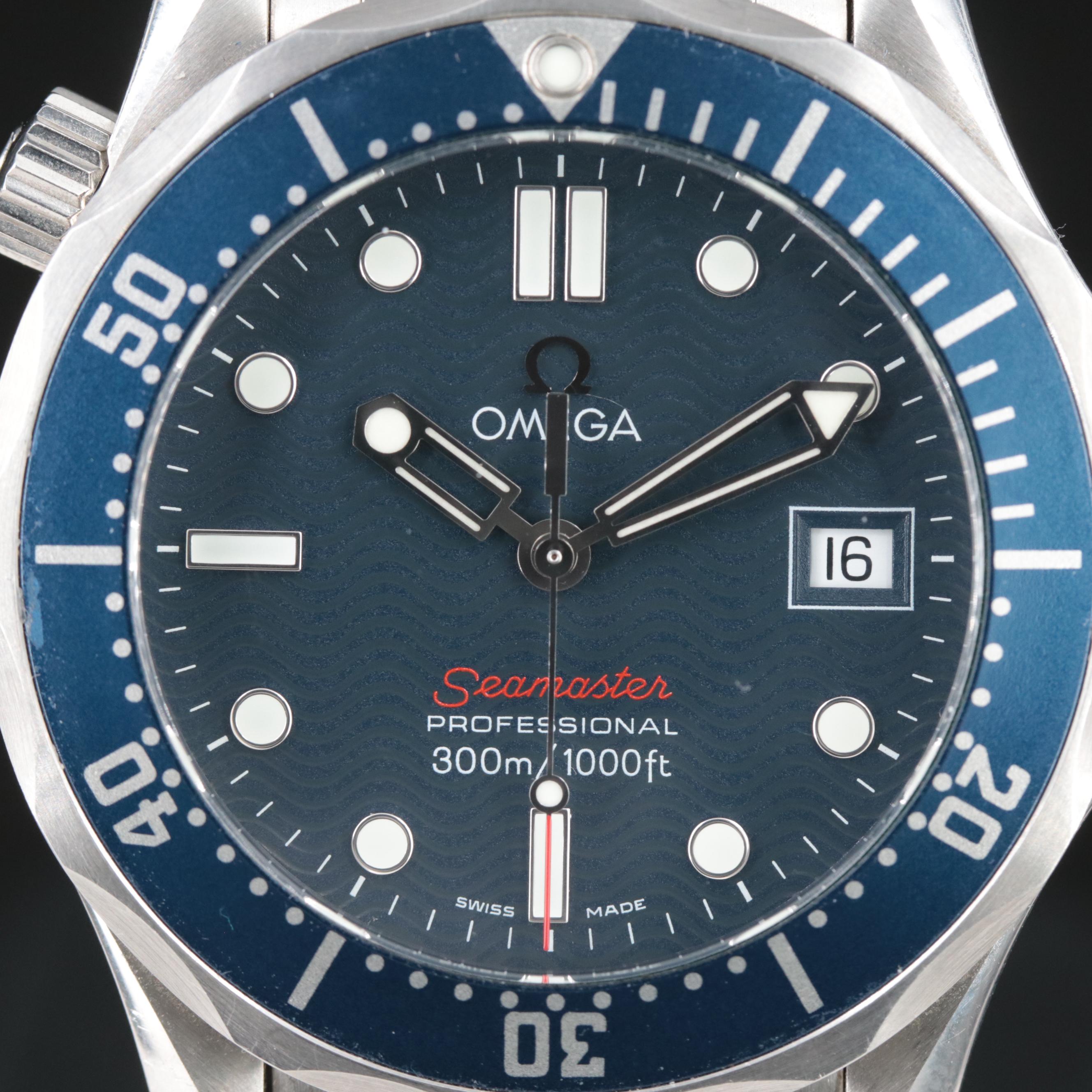 1999 Omega Seamaster Quartz 300M Watch