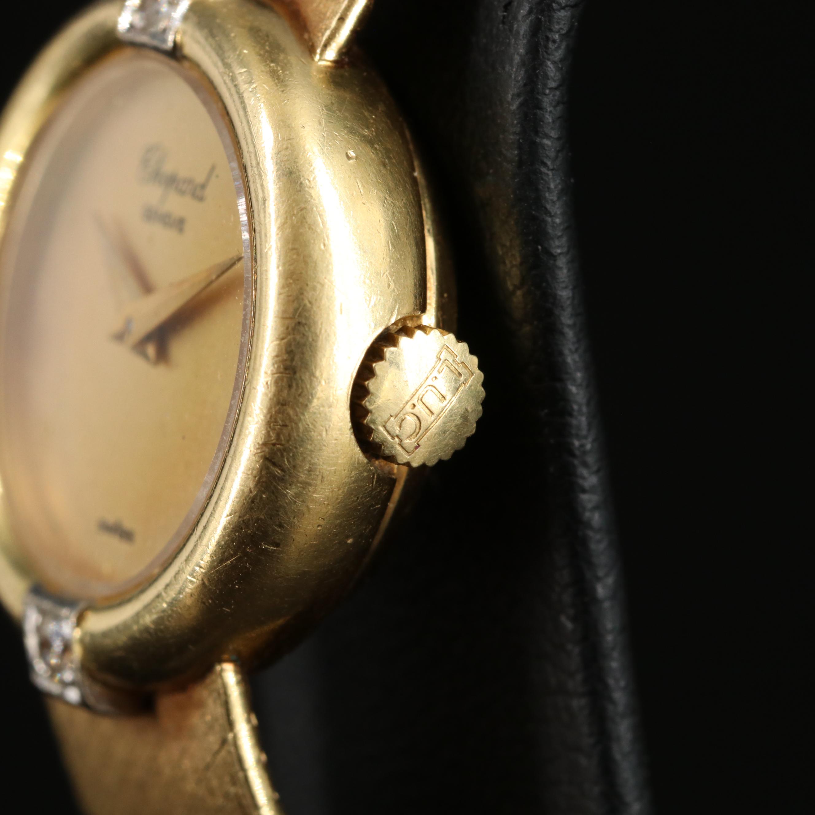 18K Chopard Geneve Diamond Watch
