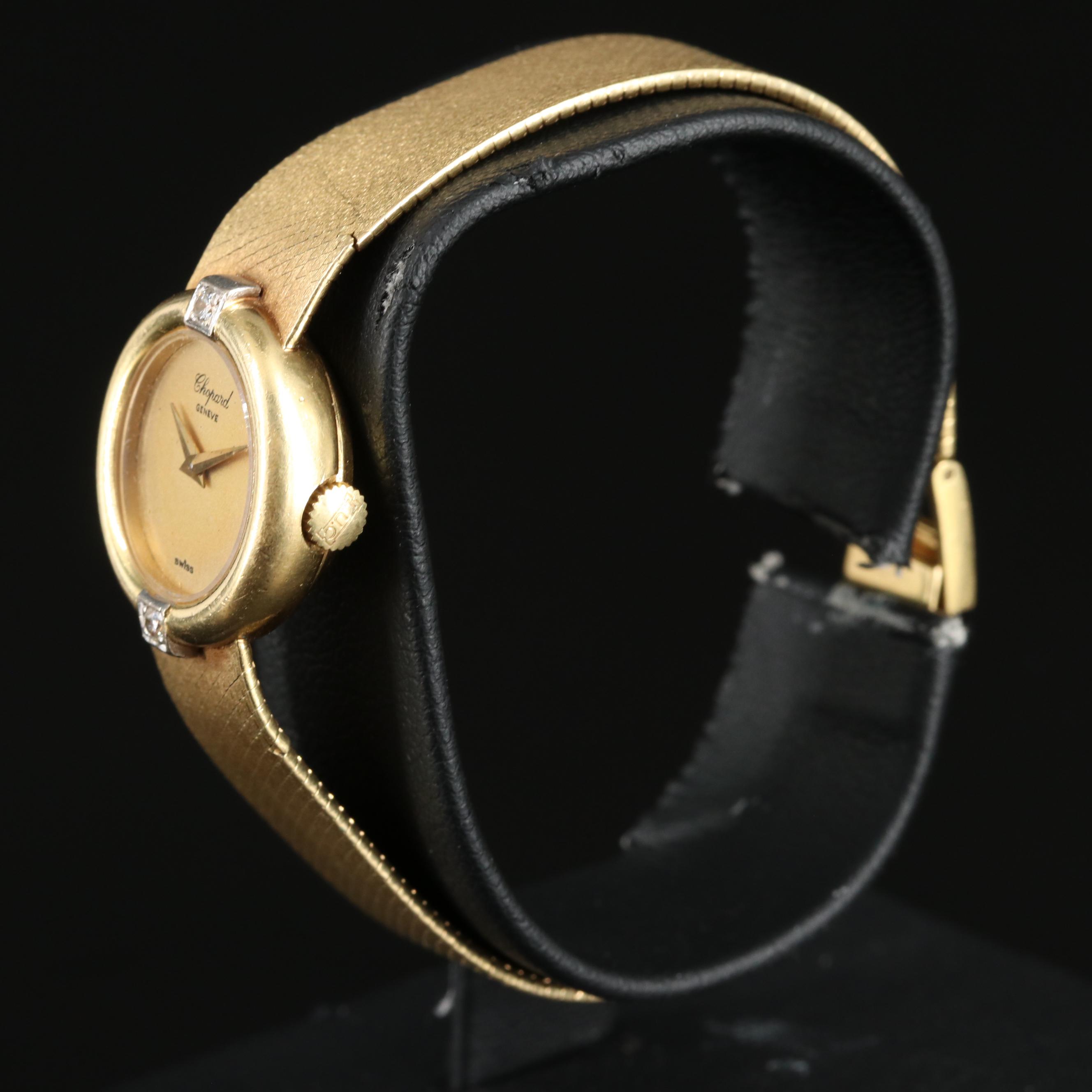 18K Chopard Geneve Diamond Watch