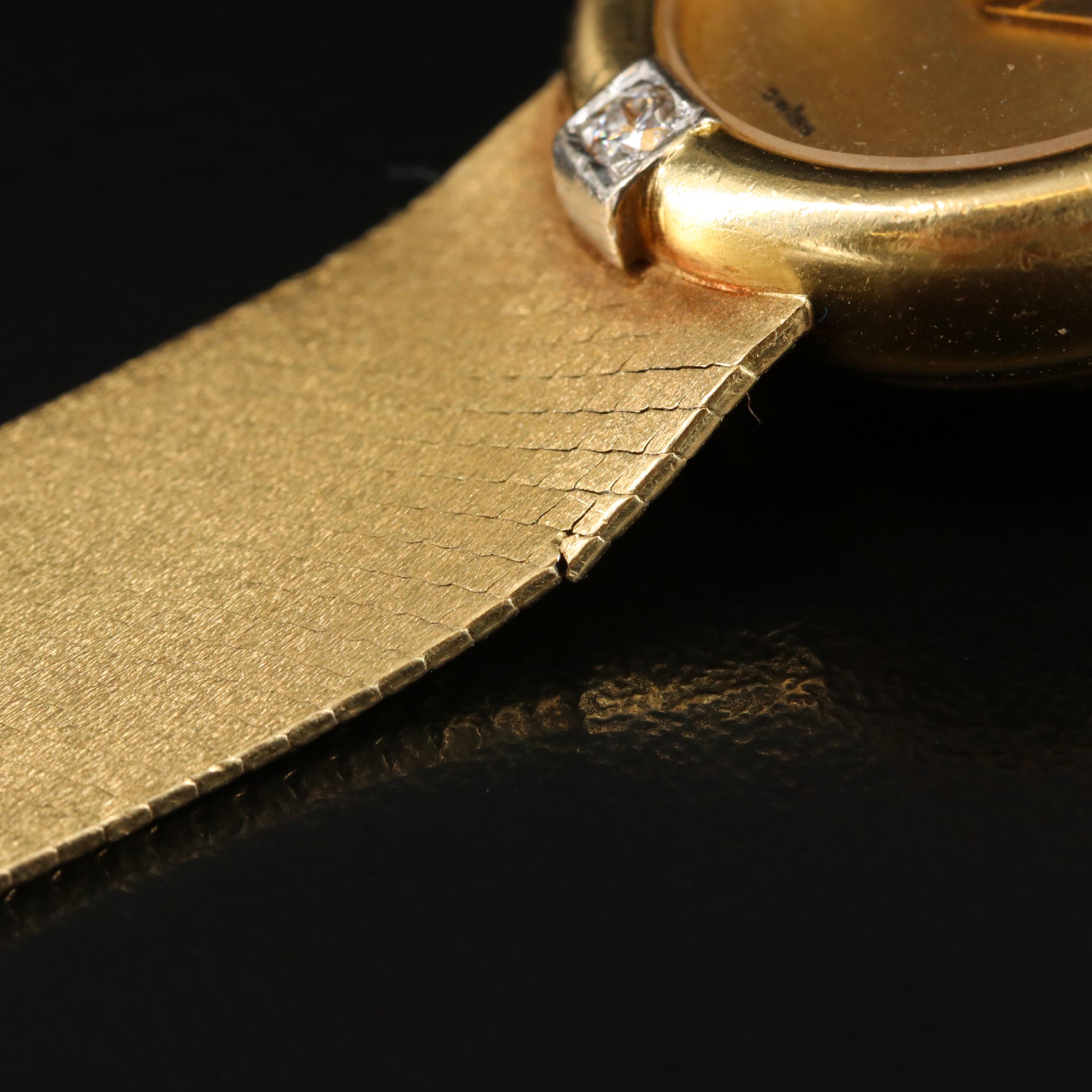 18K Chopard Geneve Diamond Watch