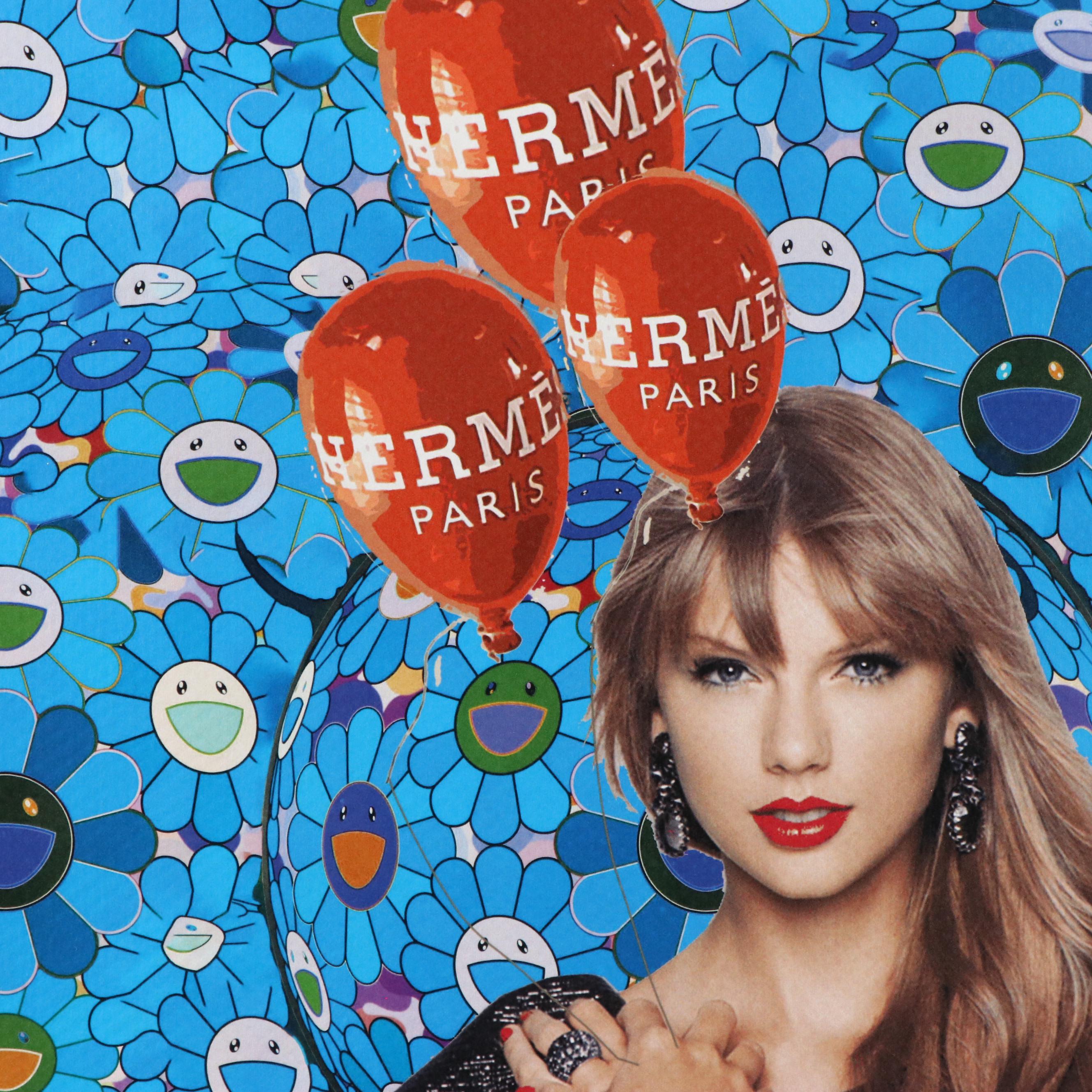 Death NYC Pop Art Graphic Print of Taylor Swift x Takashi Murakami