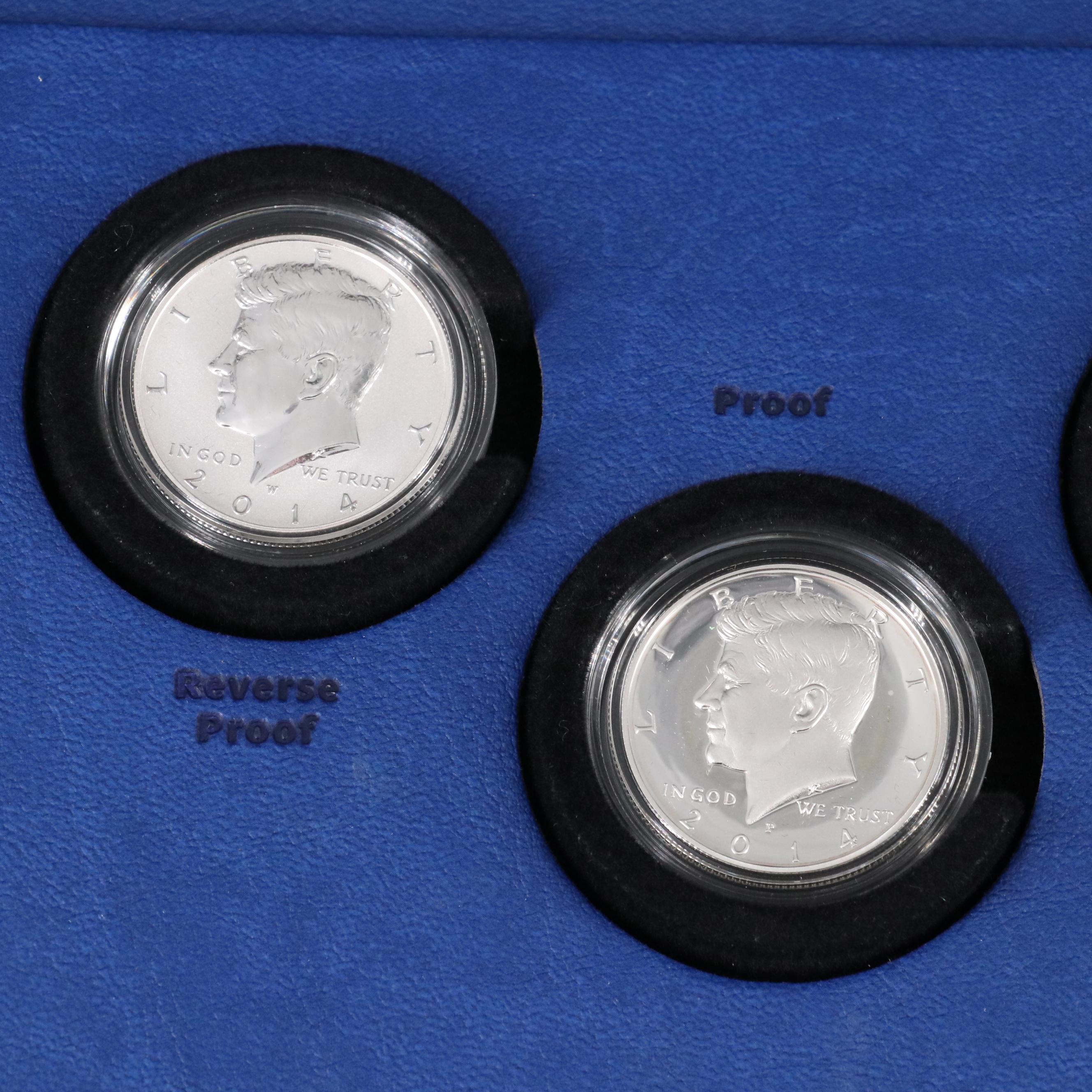 2014 50th Anniversary Kennedy Half Dollar Collection