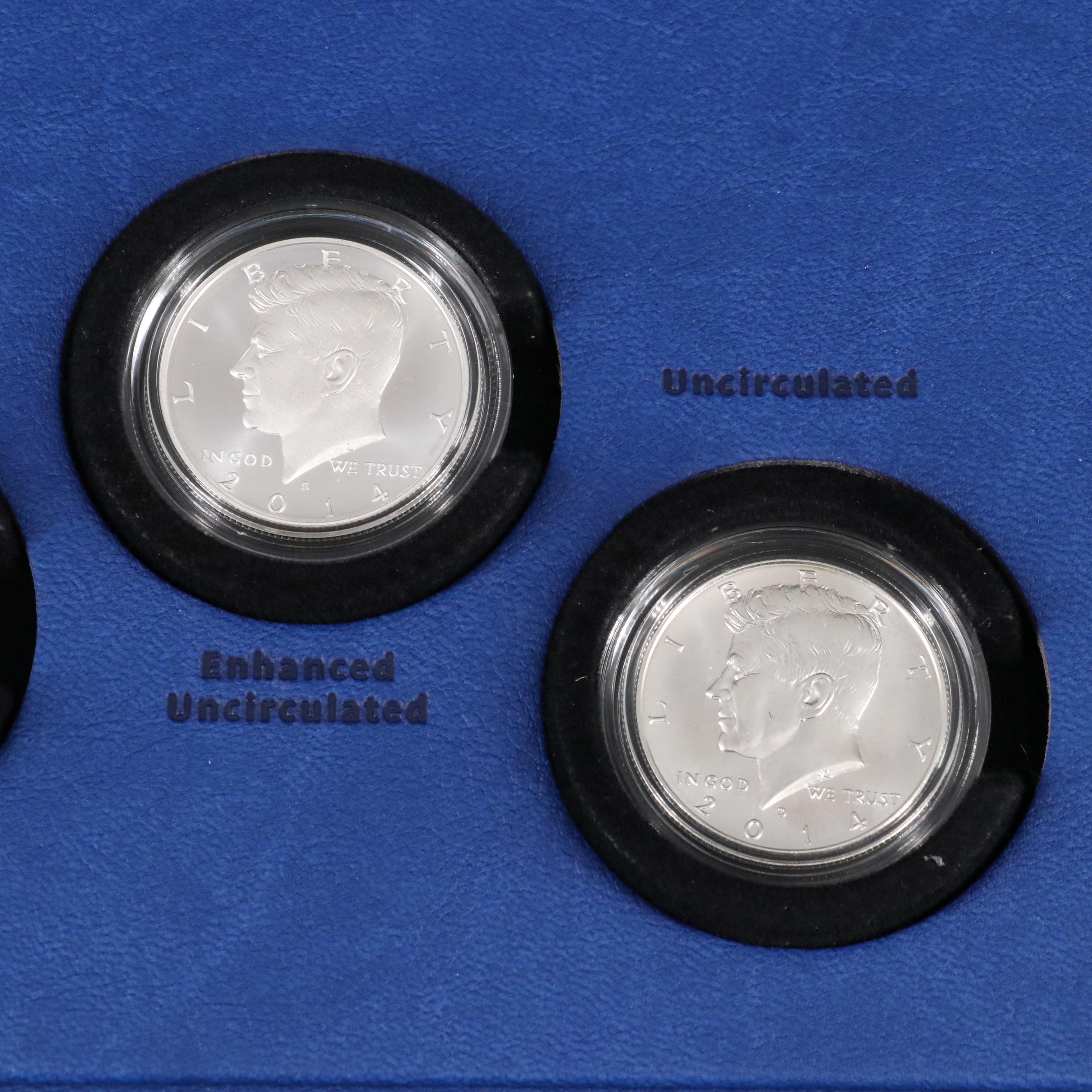 2014 50th Anniversary Kennedy Half Dollar Collection