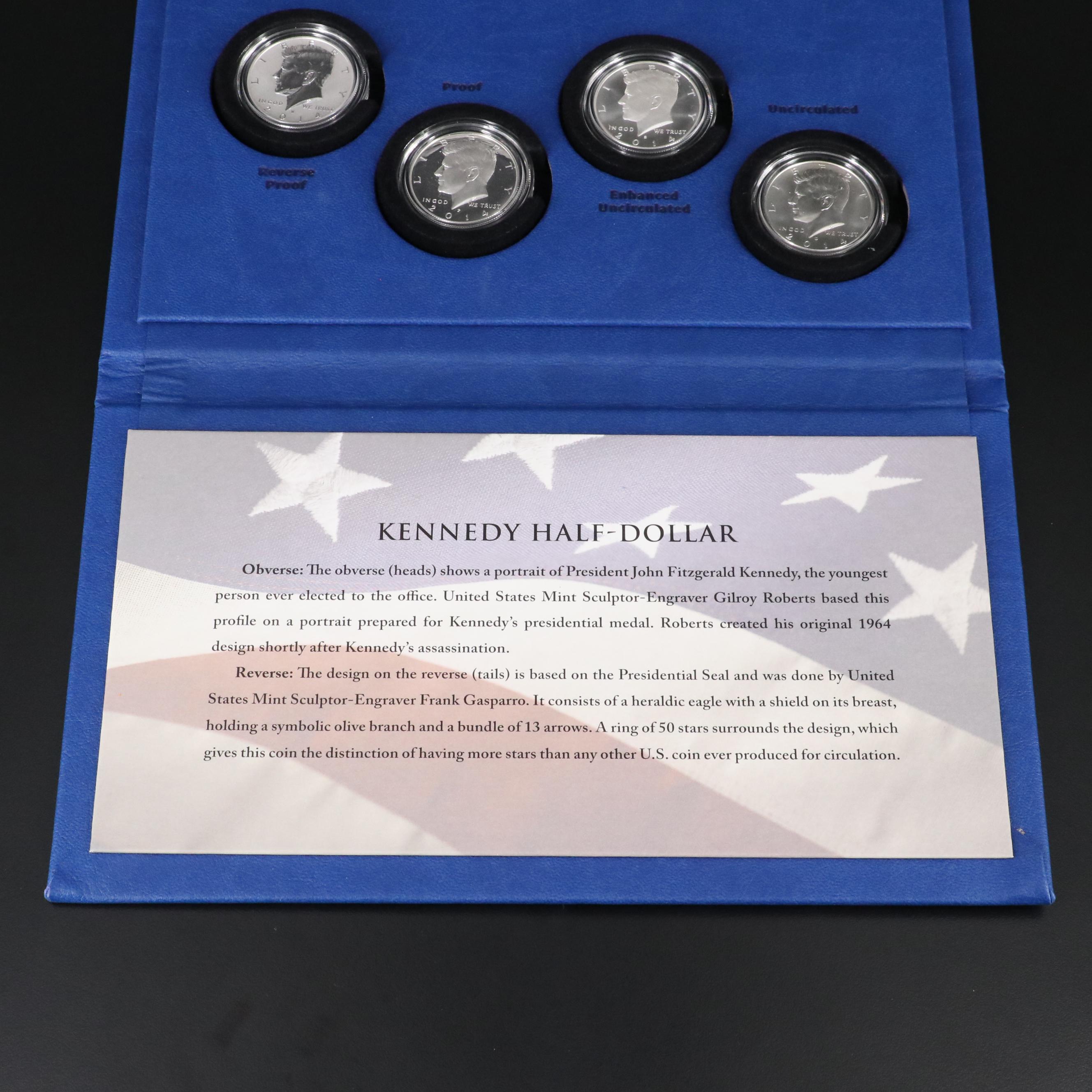 2014 50th Anniversary Kennedy Half Dollar Collection