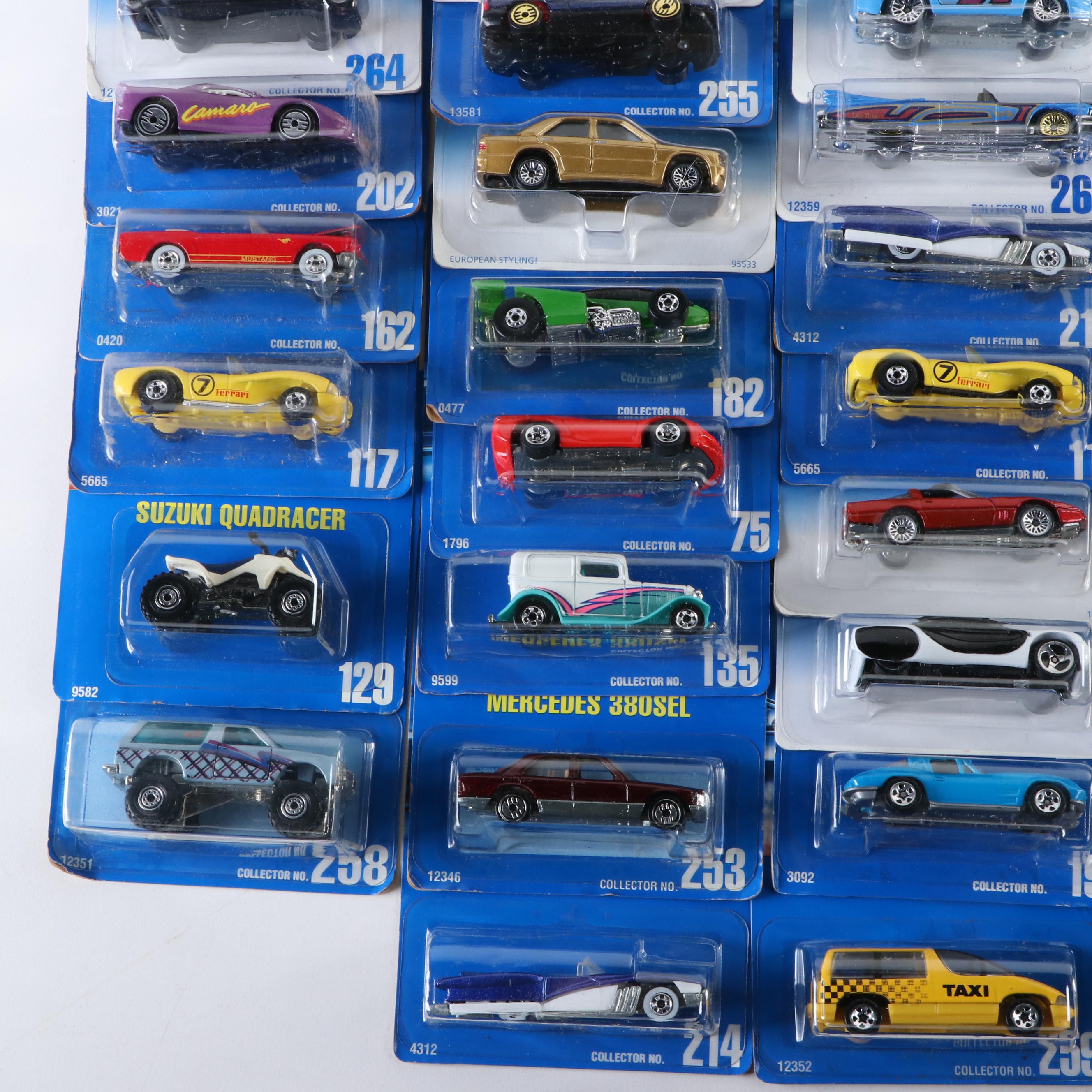 Hot Wheels "Mercedes 2.6", "BMW 850i" and More Toy Cars