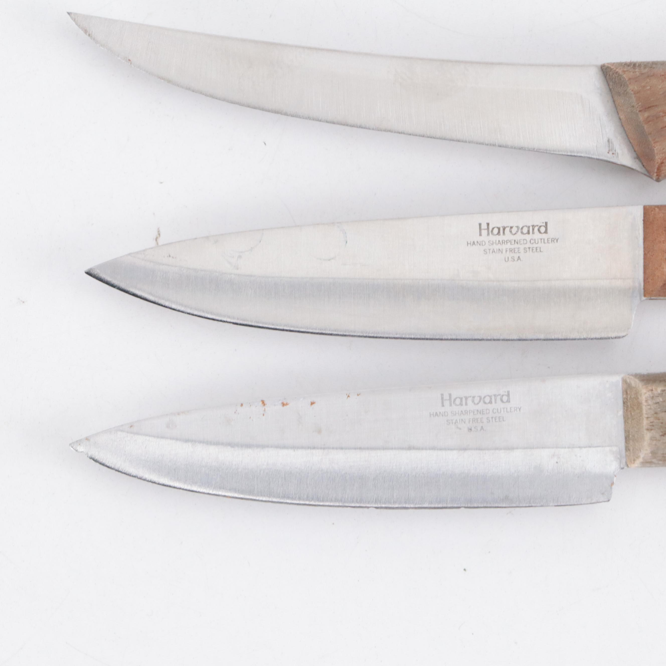 Harvard Cutlery Stainless Steel Utility Knives and Chicago Cutlery