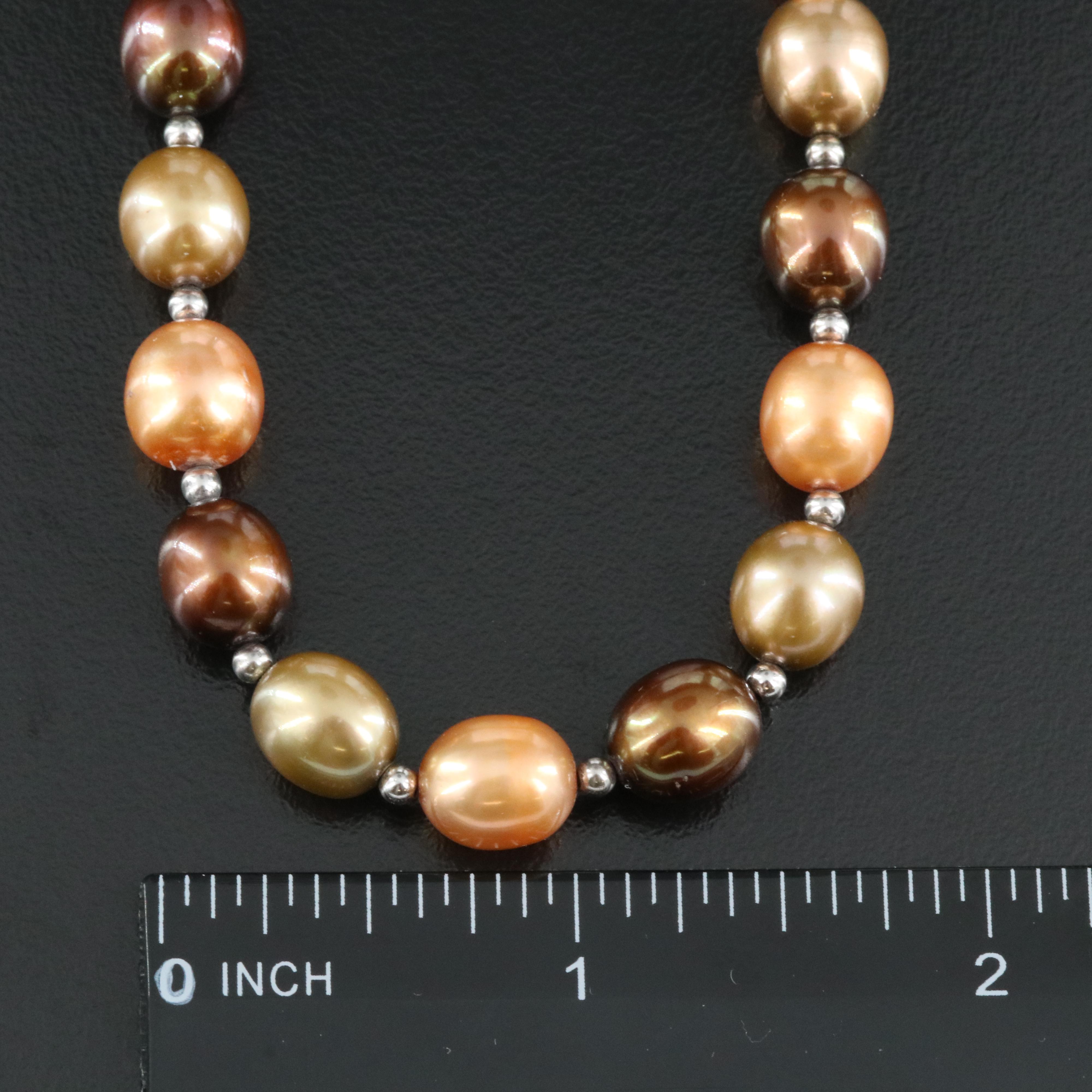Sterling Pearl Necklace