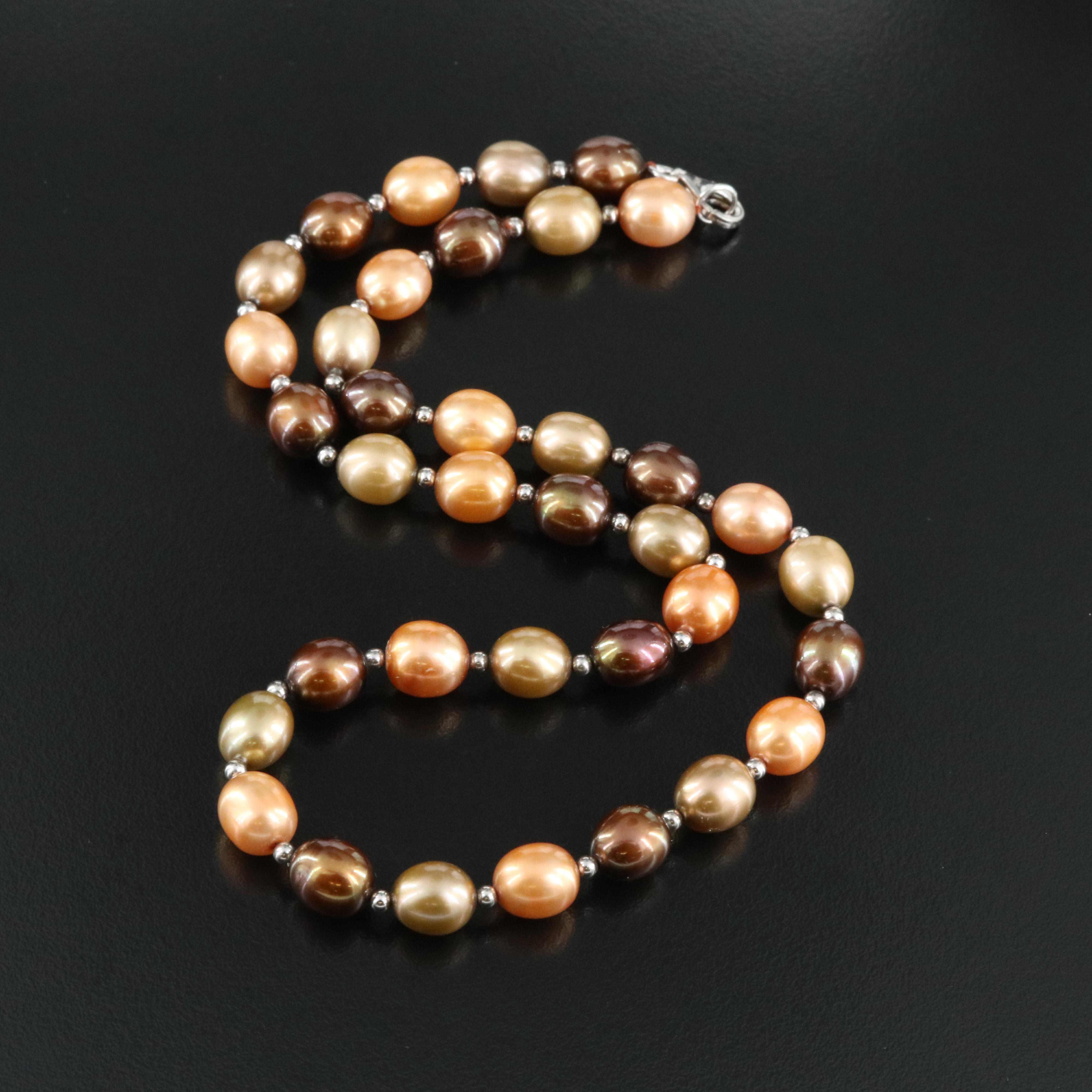 Sterling Pearl Necklace