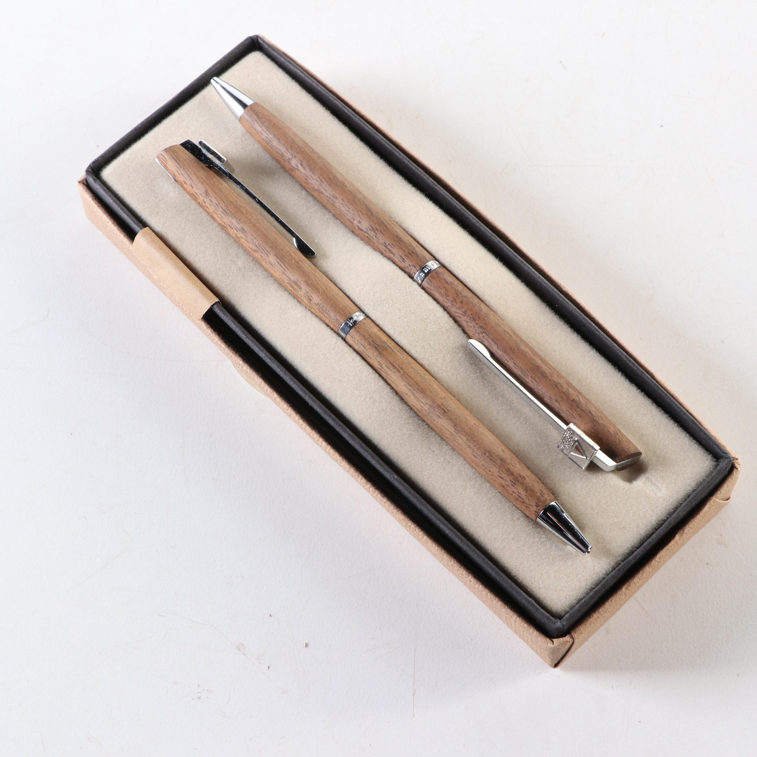 FaberCastell Pencils, Leather Pencil Holder with Paperclips, Staples and More
