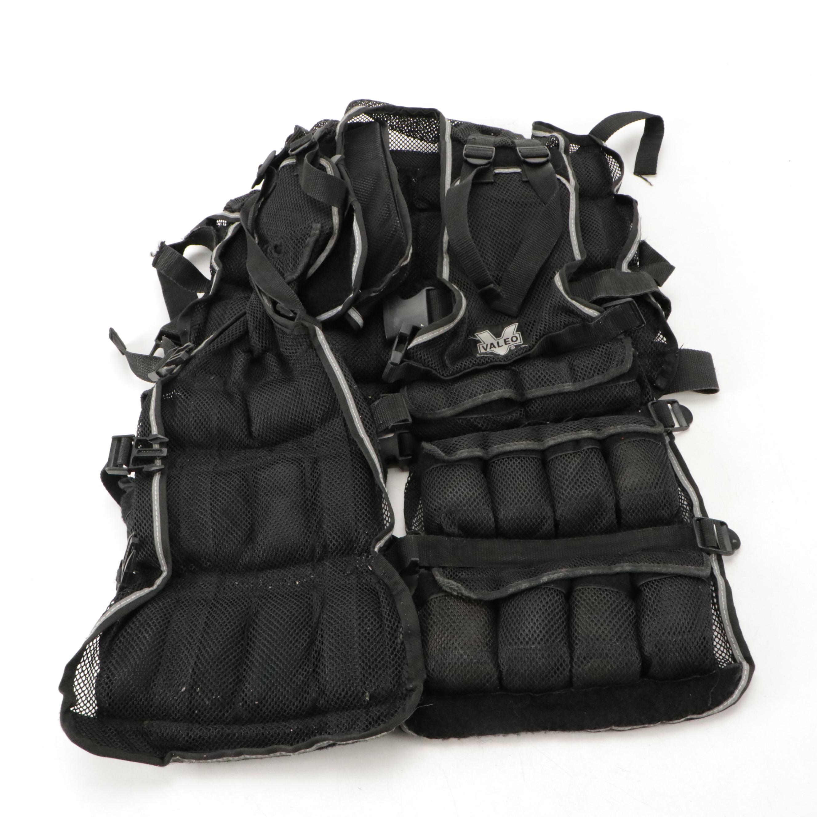 Valeo Weighted Vest with Fitness Gear Ankle Weights and More Weightlifting Gear
