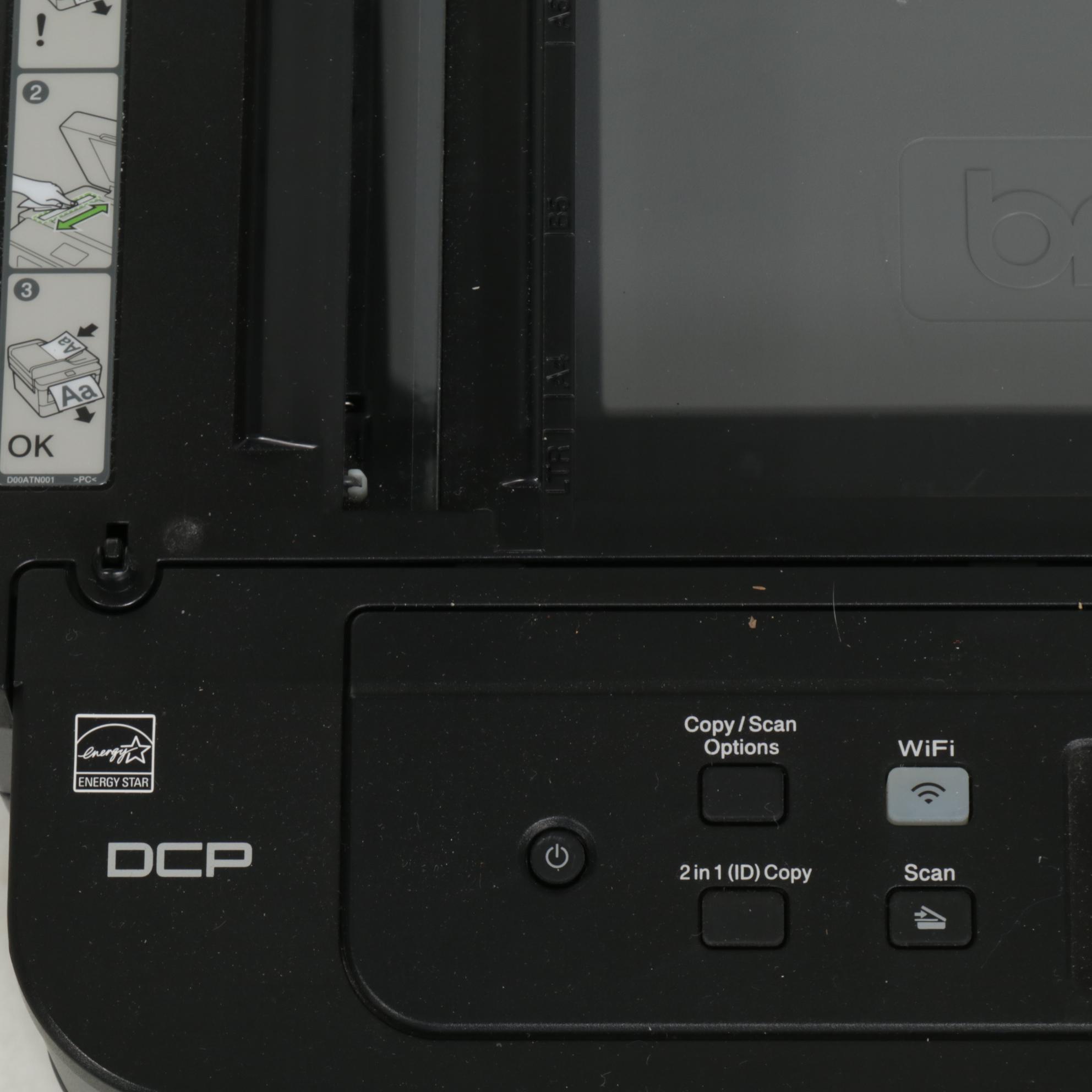 Brother DCPL2550DW Monochrome Wireless Multi-Function Printer, 2018