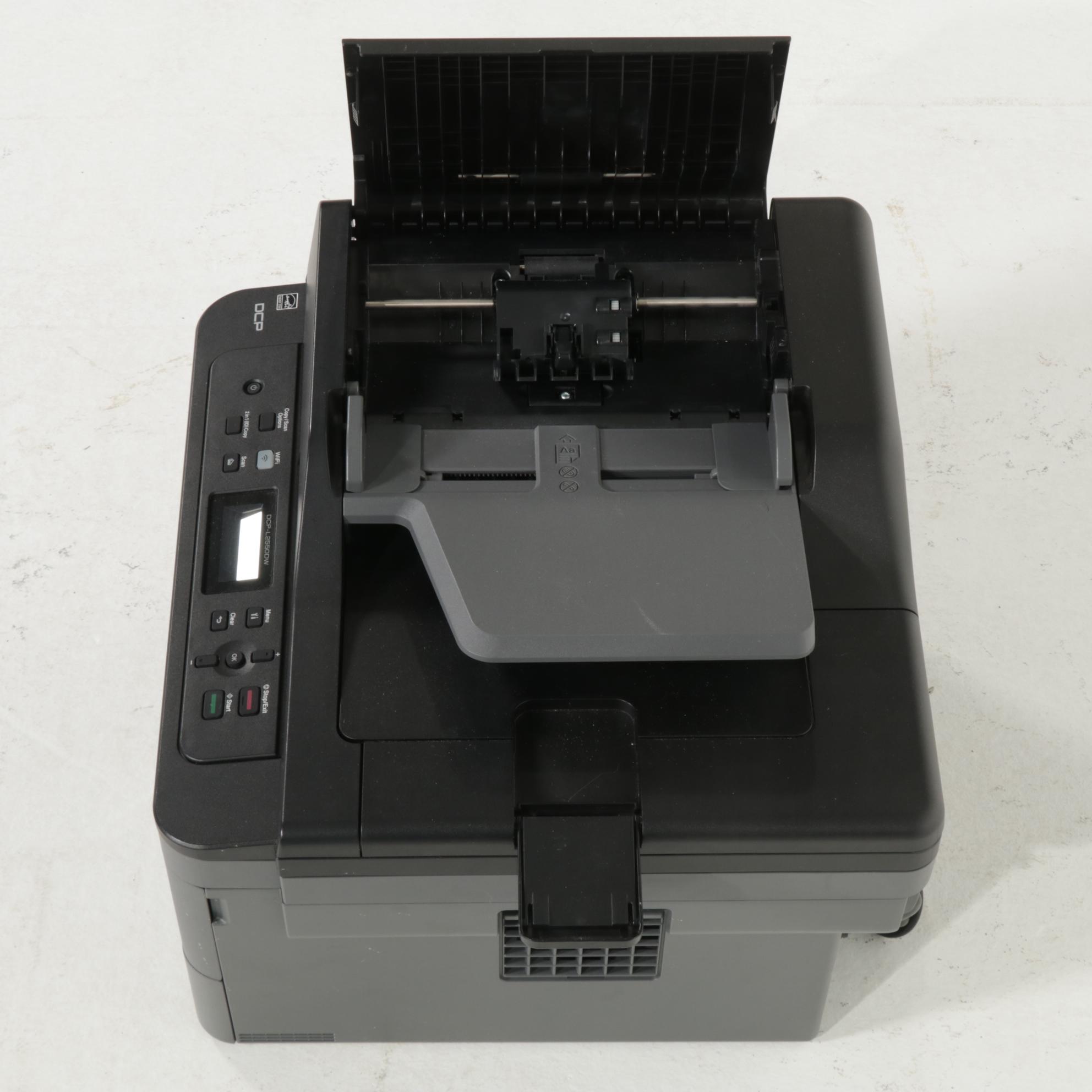 Brother DCPL2550DW Monochrome Wireless Multi-Function Printer, 2018