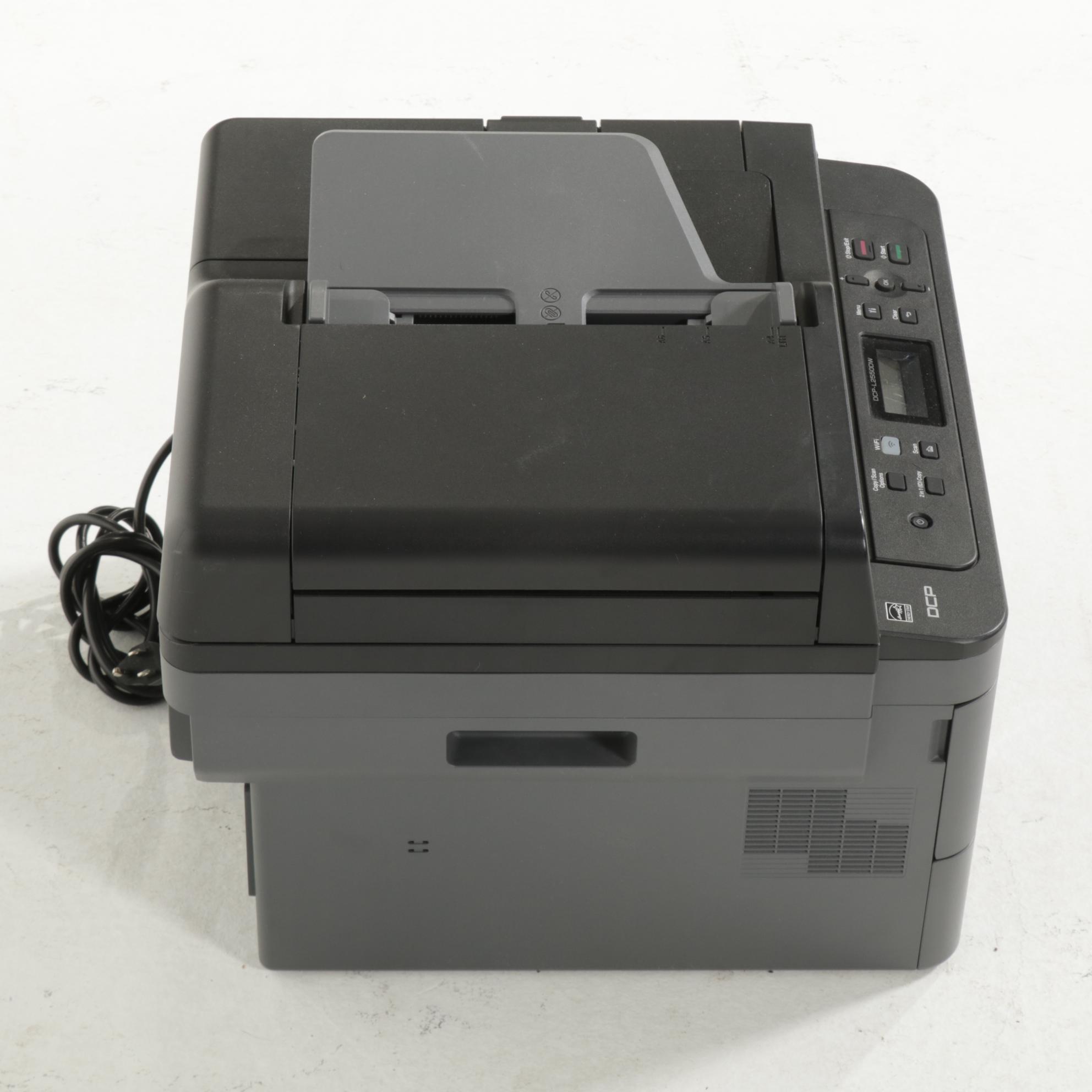 Brother DCPL2550DW Monochrome Wireless Multi-Function Printer, 2018