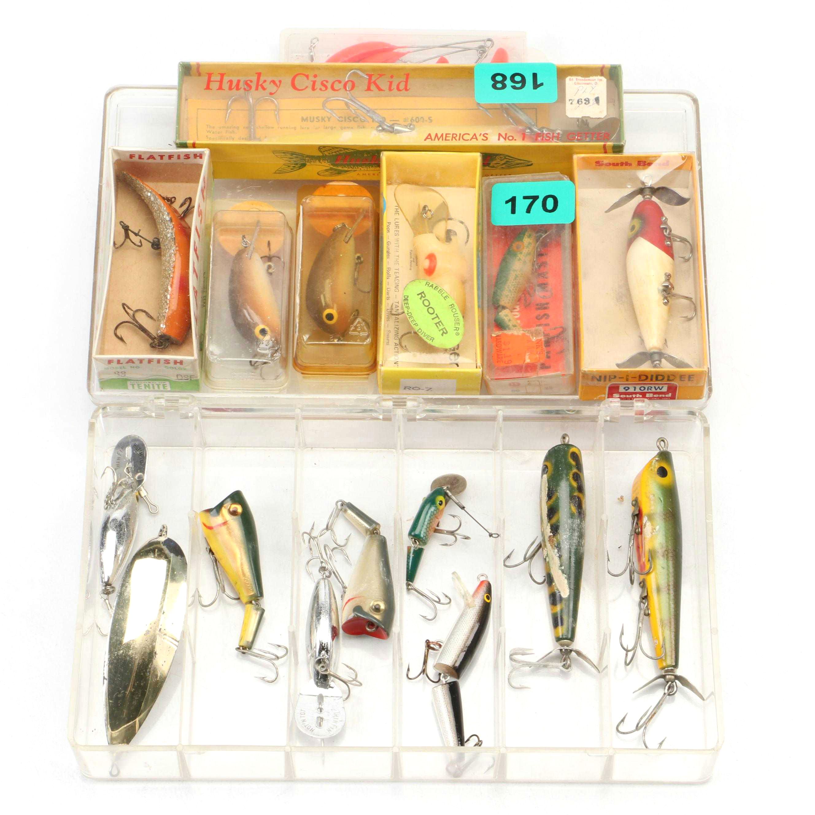 Husky Cisco Kid, South Bend Nip-I-Diddee, and More Fishing Lures