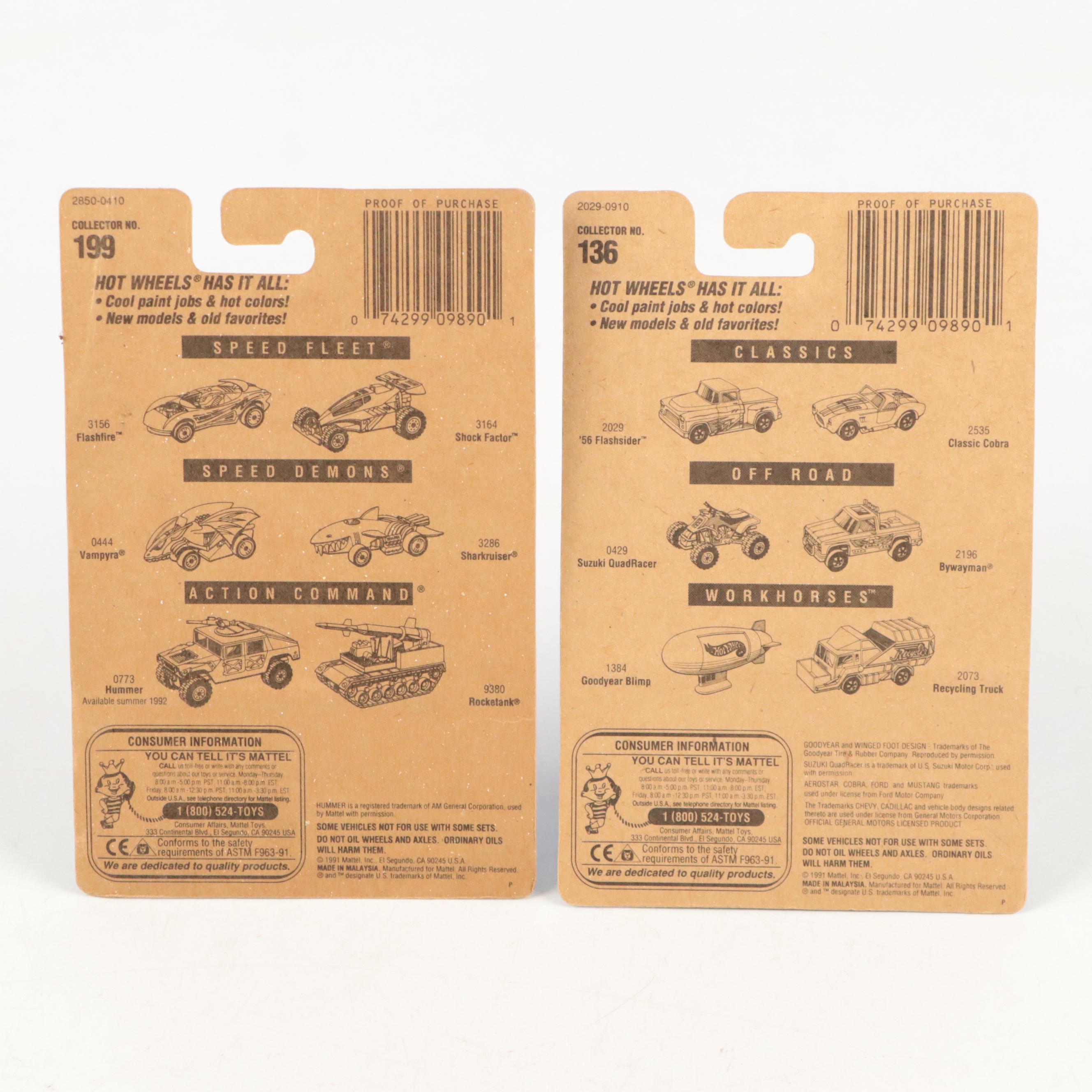 Hot Wheels "Thunderbird Stocker", "Baja Bug" and More Toy Cars