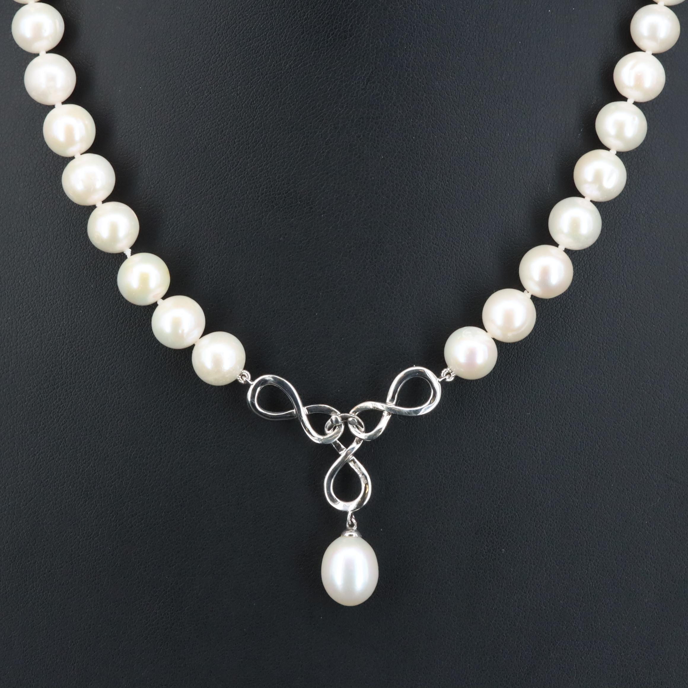 Sterling Pearl Necklace