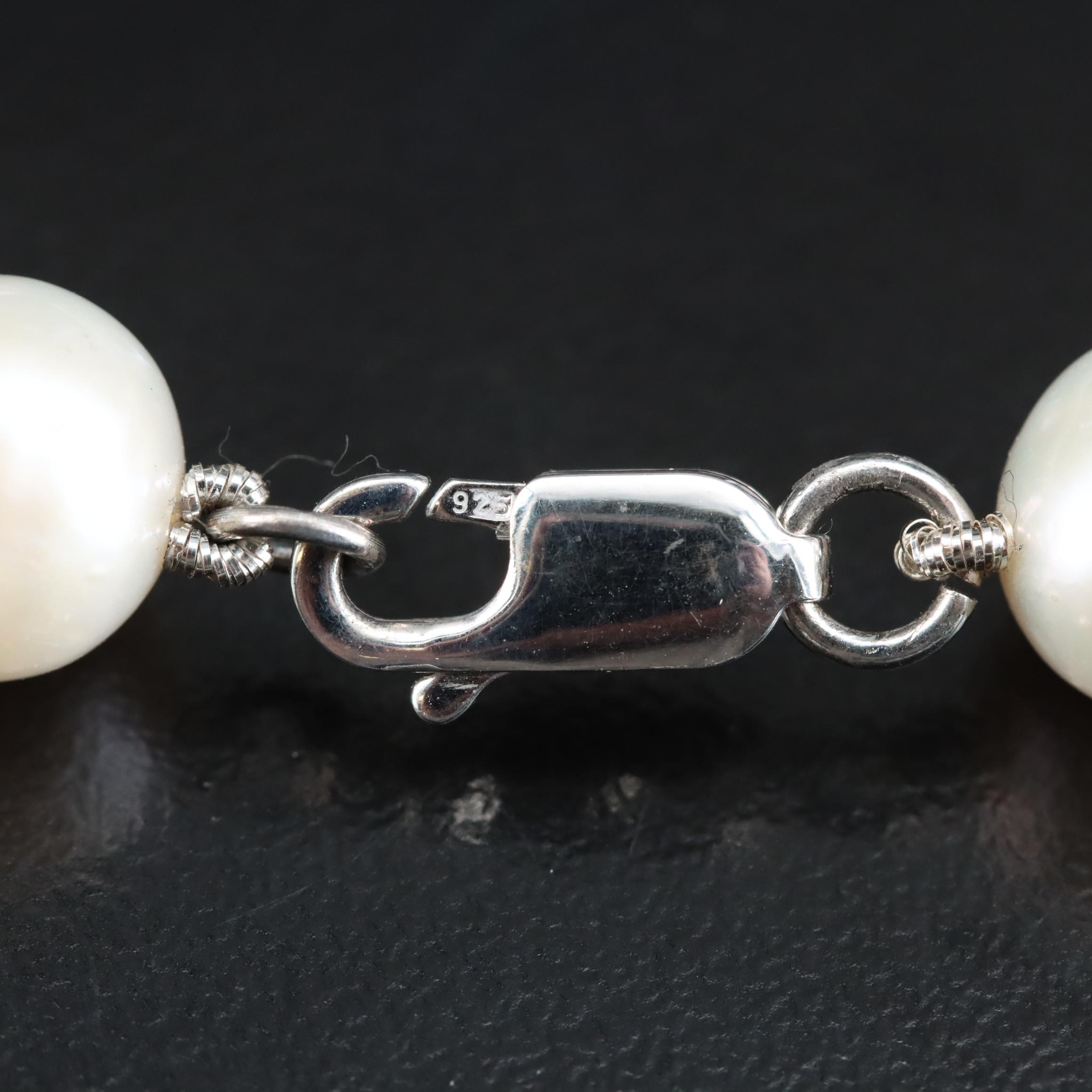 Sterling Pearl Necklace