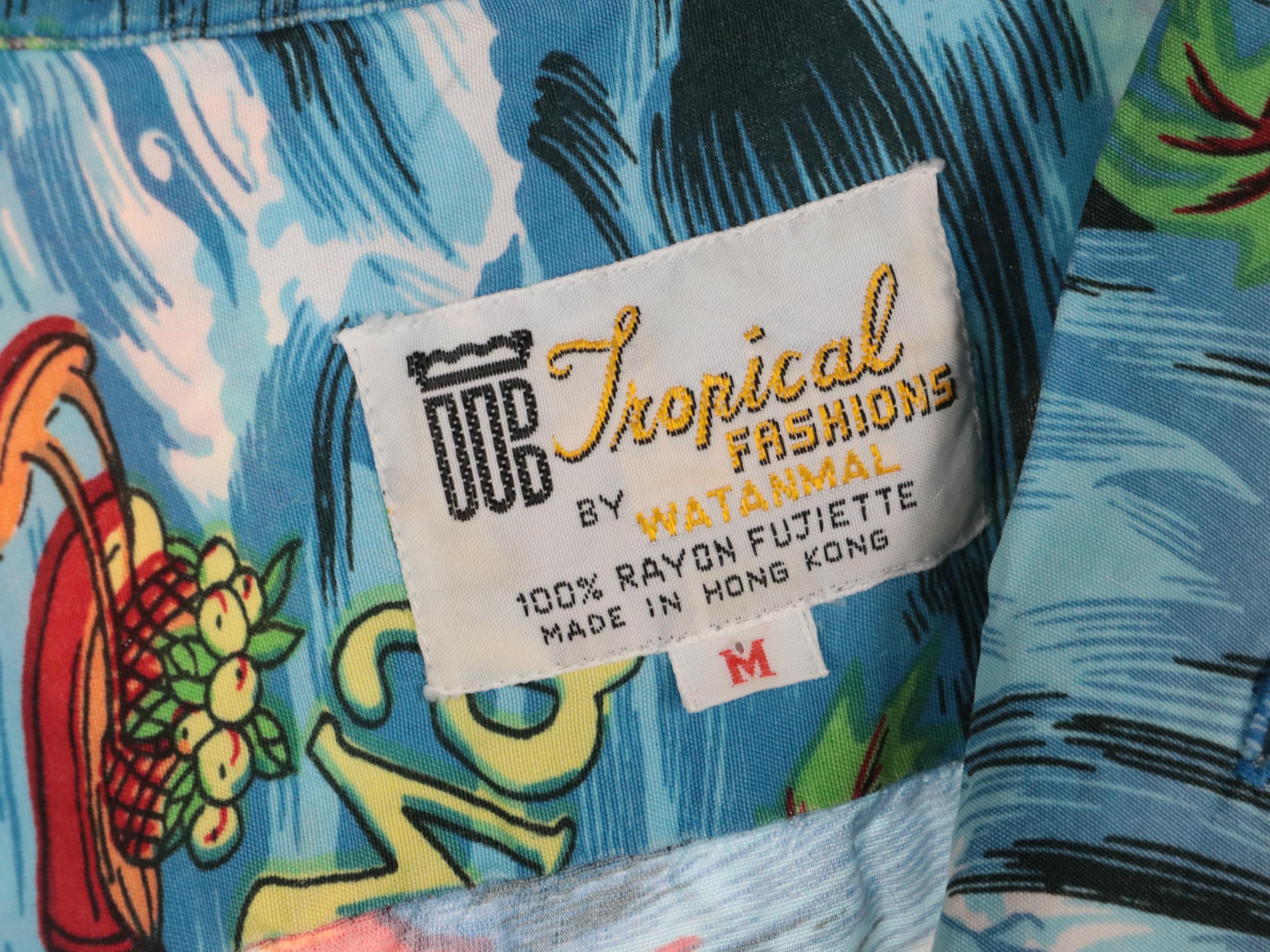 Men's Printed and Hawaiian Style Button-Up Shirts