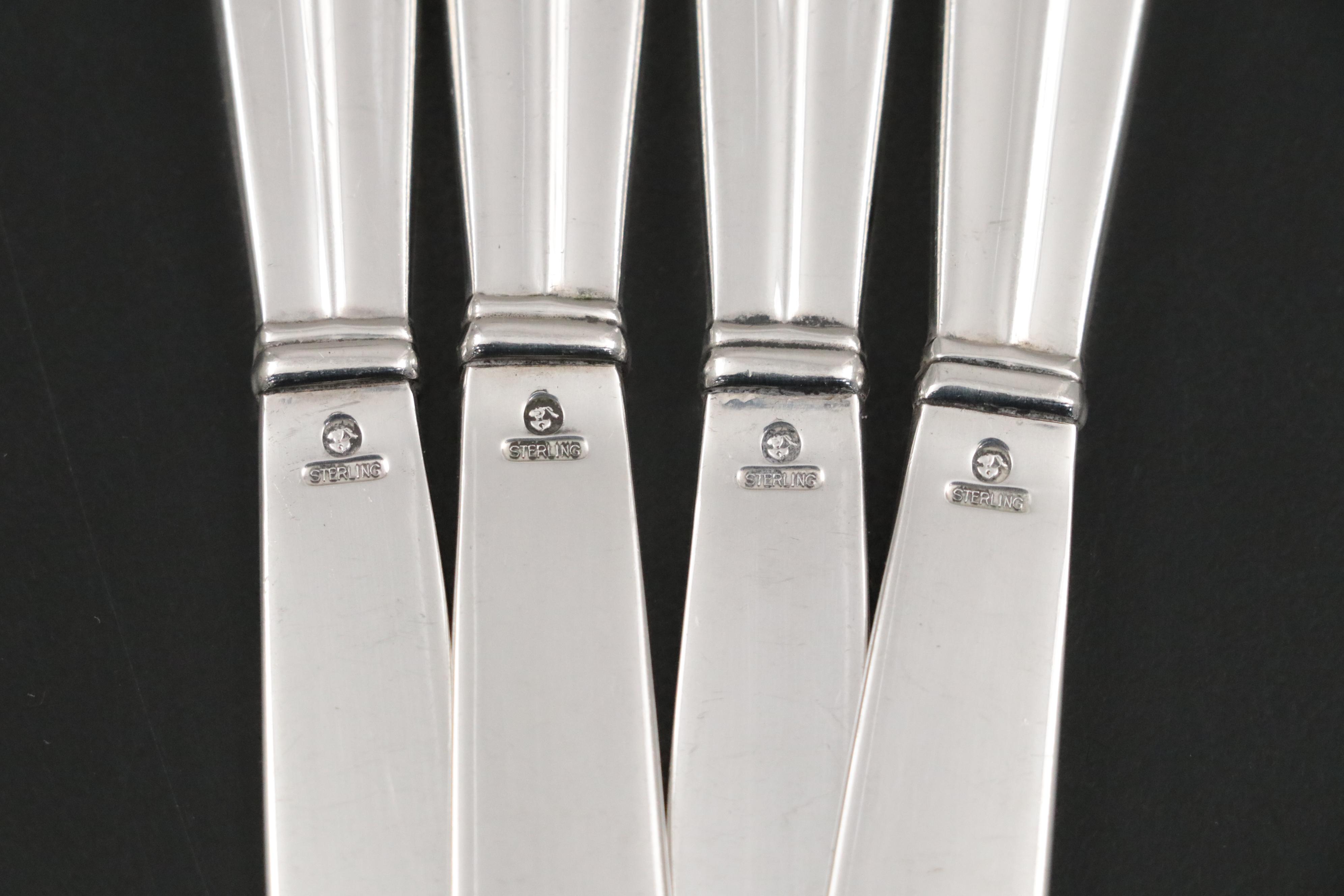 International "Royal Danish" Sterling Silver Flatware and Serving Utensils