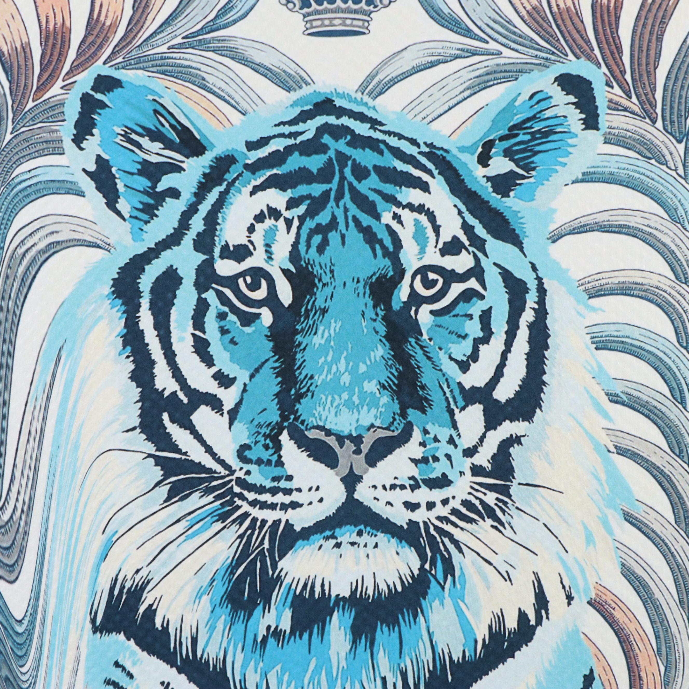 Death NYC Pop Art Graphic Print of The Beatles x Blue Tiger