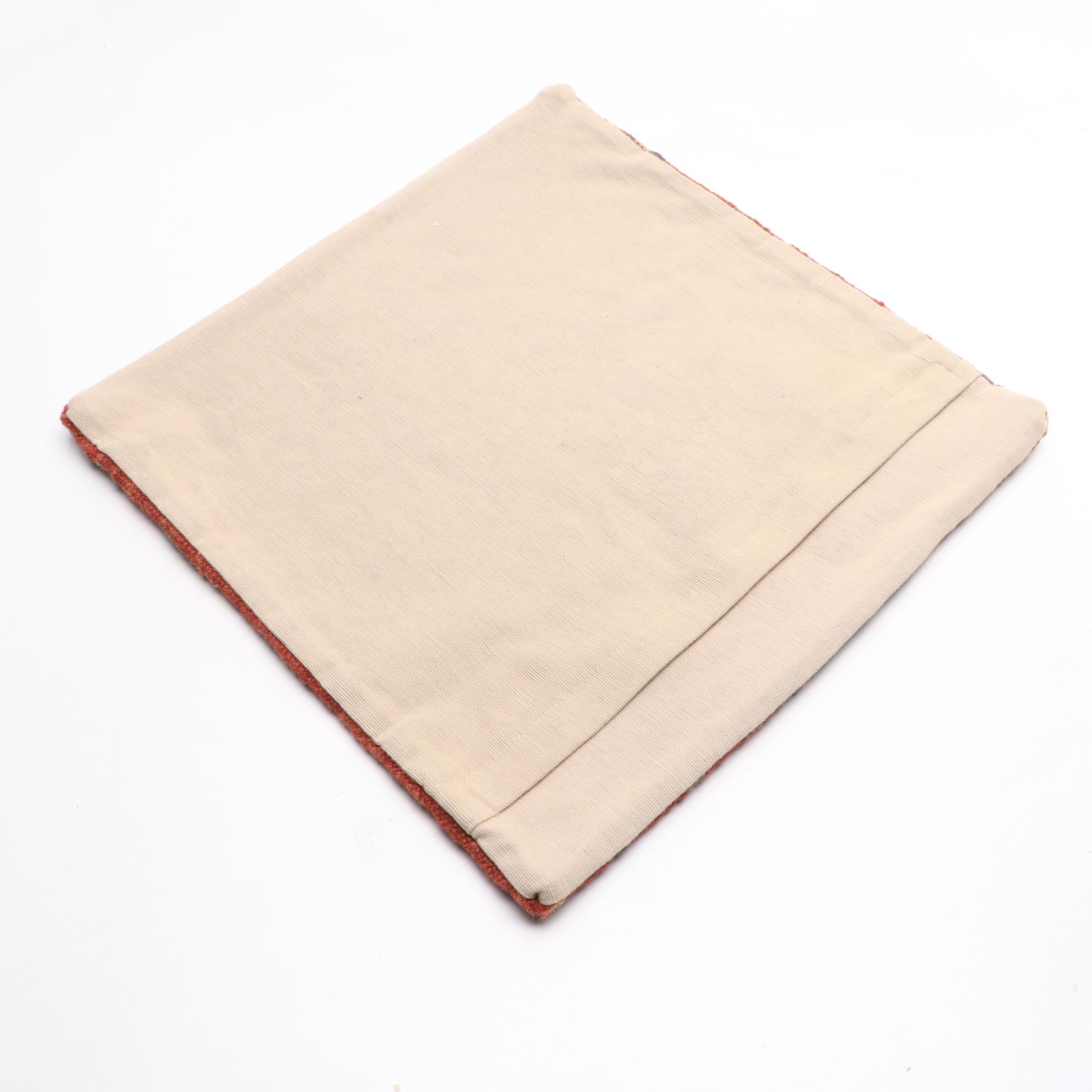 Pottery Barn Diamond Kilim Face Throw Pillow Covers