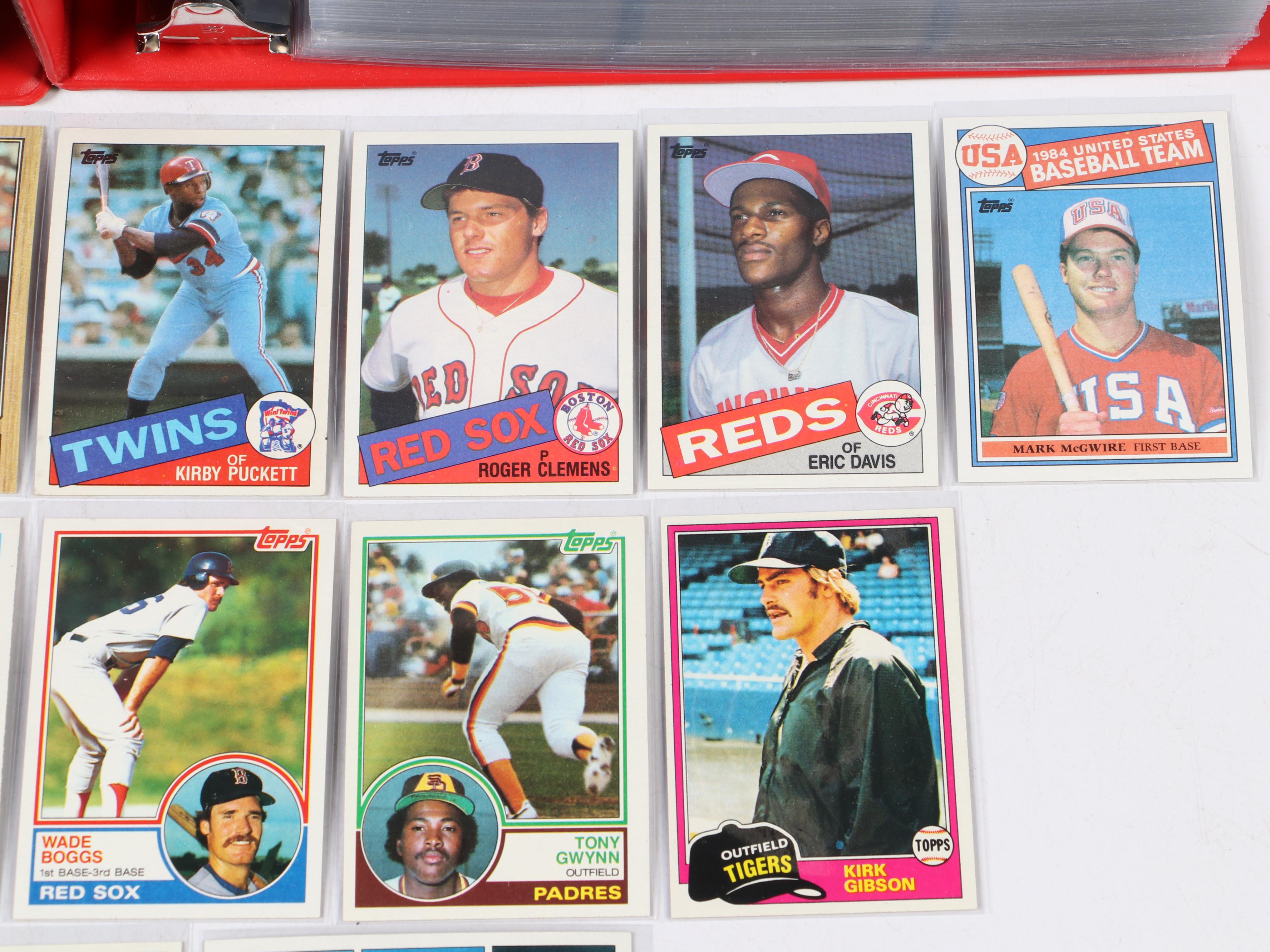 Topps Baseball Card Sets Featuring Tony Gwynn Rookie and More, 1981-1987