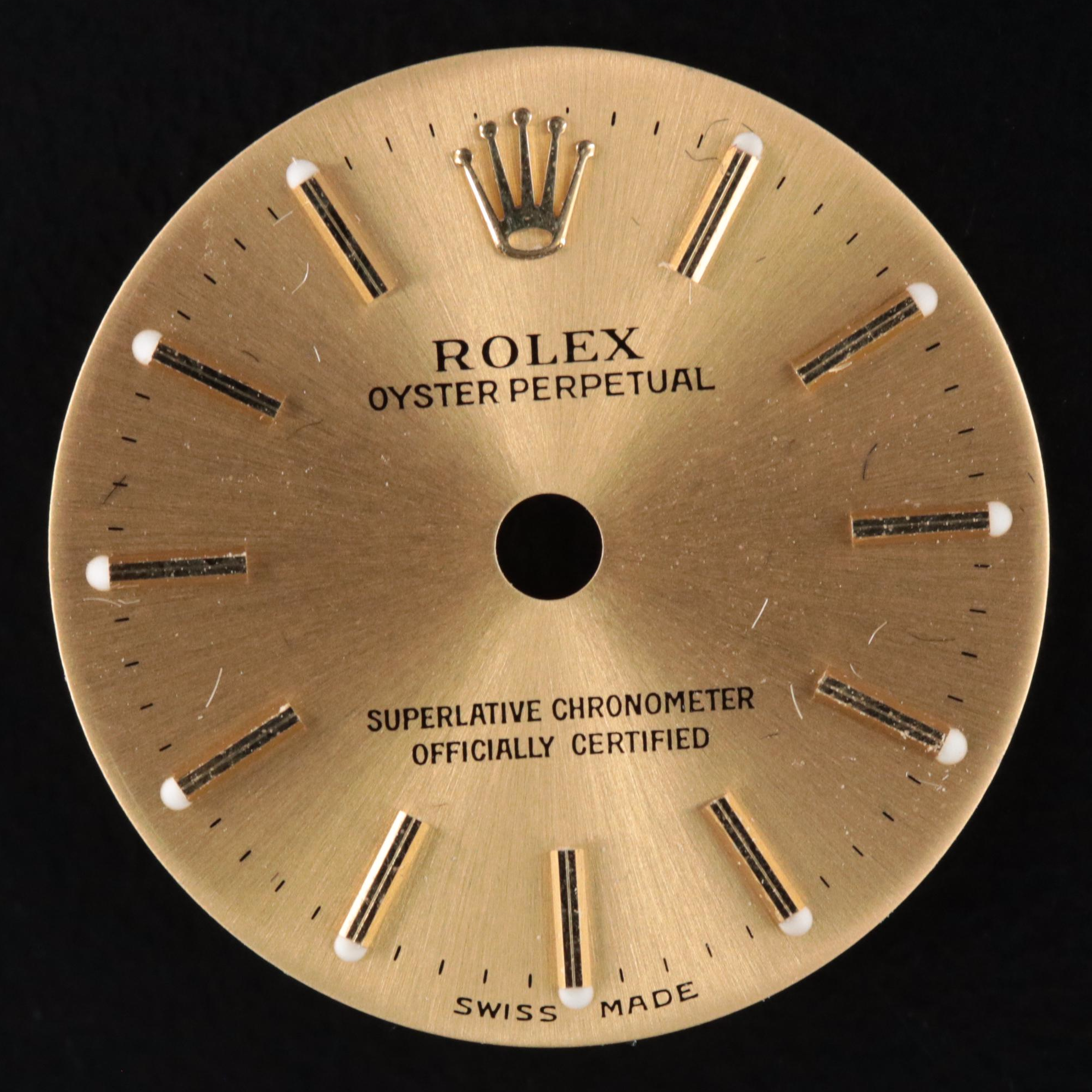 Pair of Rolex Oyster Perpetual Watch Dials