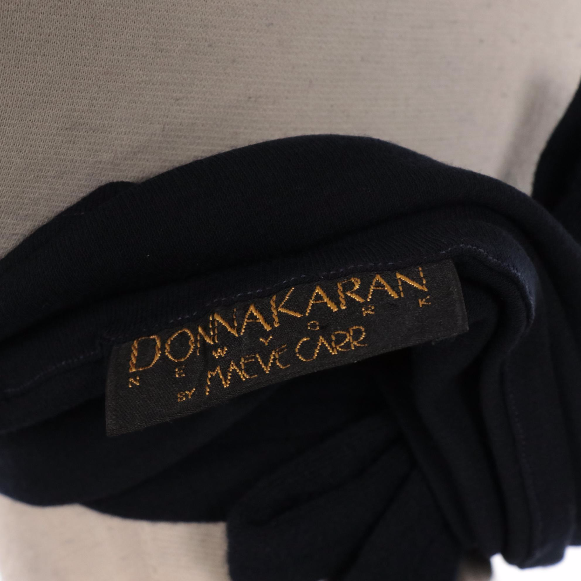 Donna Karan New York Wool Halter Dress, Wool Bodysuit, and Wide Leather Belt