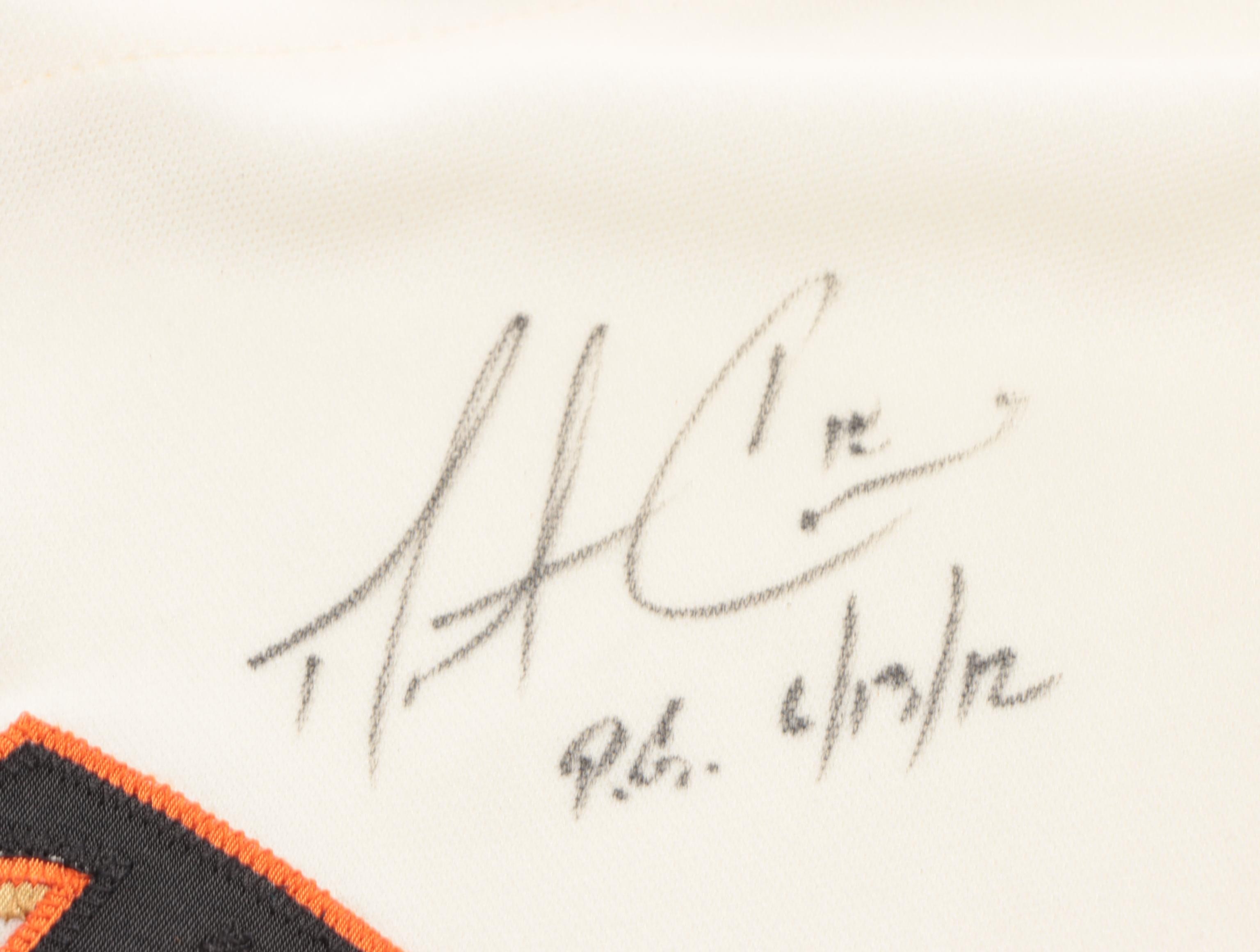 Matt Cain, Moisés Alou, and Felipe Alou Signed Giants Baseball Jerseys with More