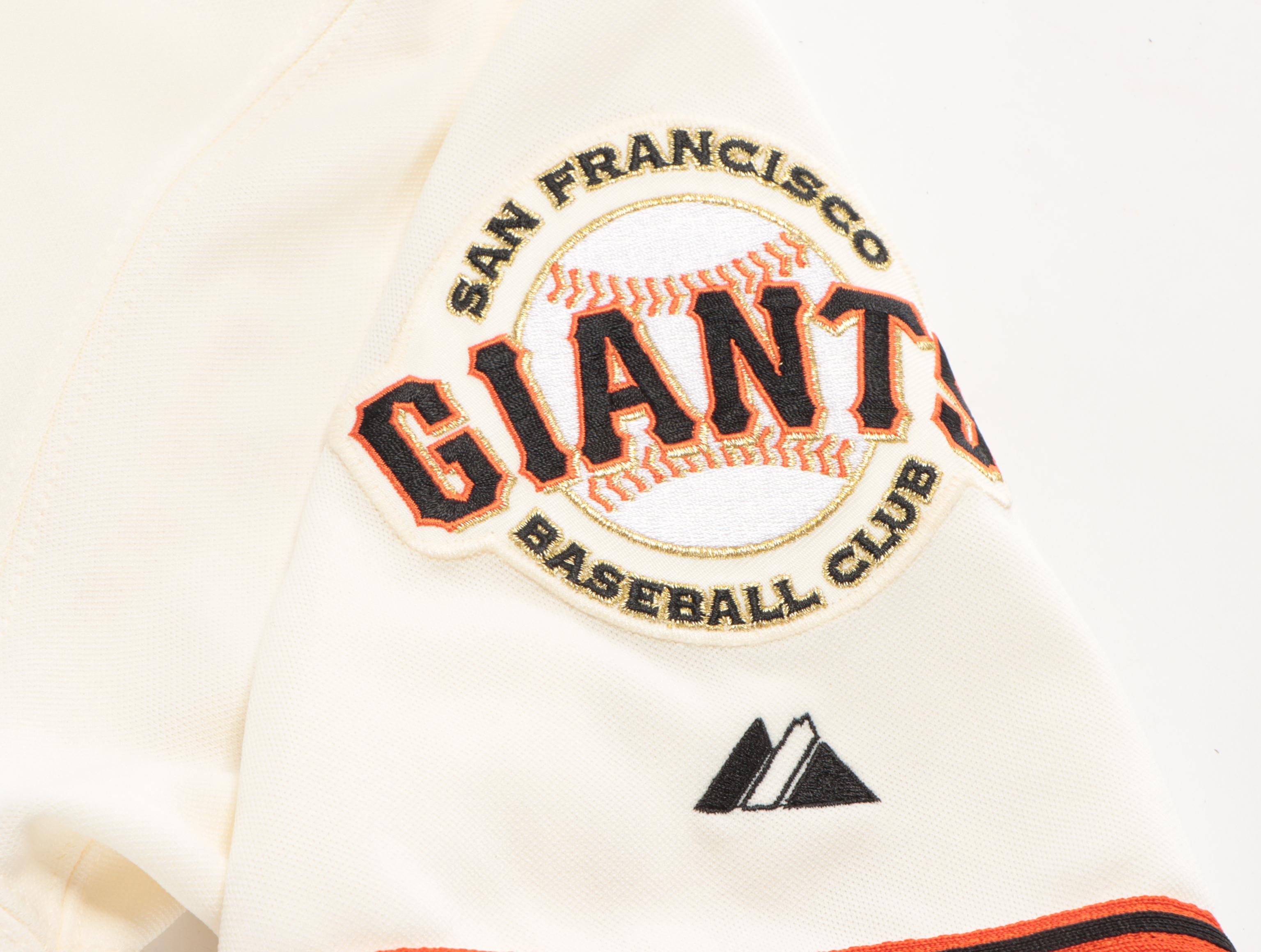 Matt Cain, Moisés Alou, and Felipe Alou Signed Giants Baseball Jerseys with More