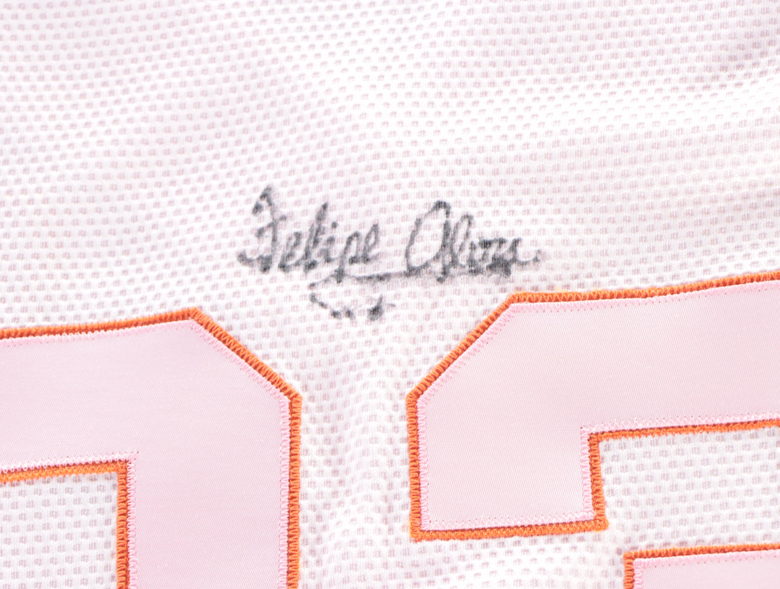 Matt Cain, Moisés Alou, and Felipe Alou Signed Giants Baseball Jerseys with More