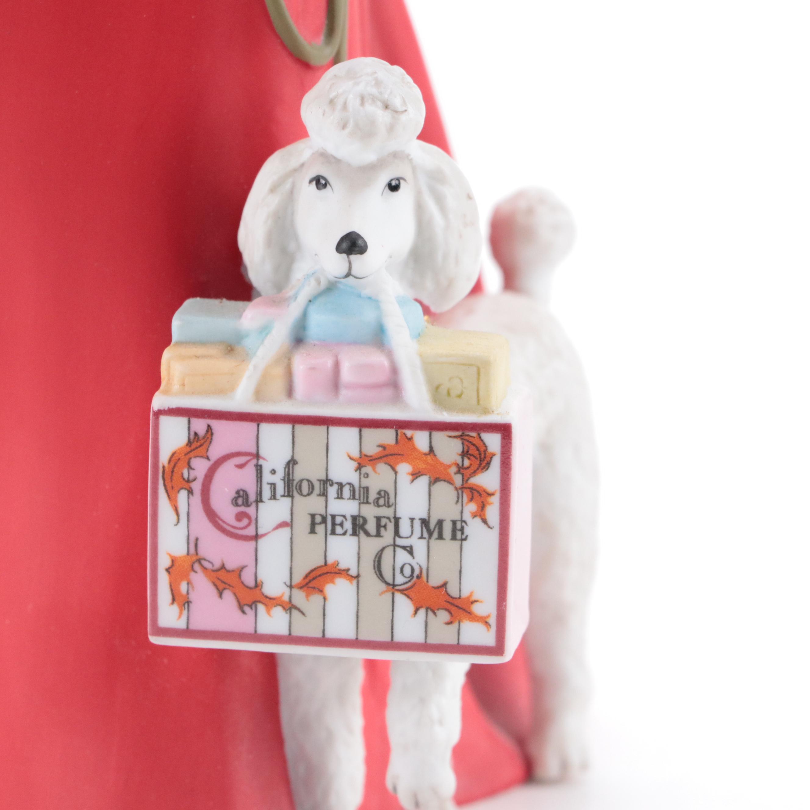 Avon Porcelain Mrs. Albee Award Figurine with Homco Porcelain Figurines