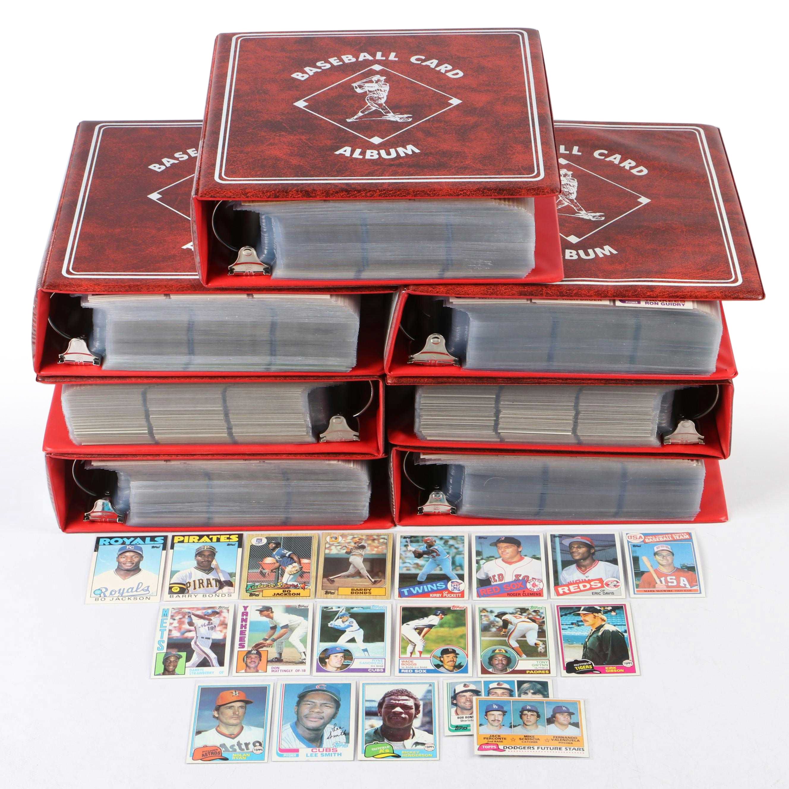 Topps Baseball Card Sets Featuring Tony Gwynn Rookie and More, 1981-1987