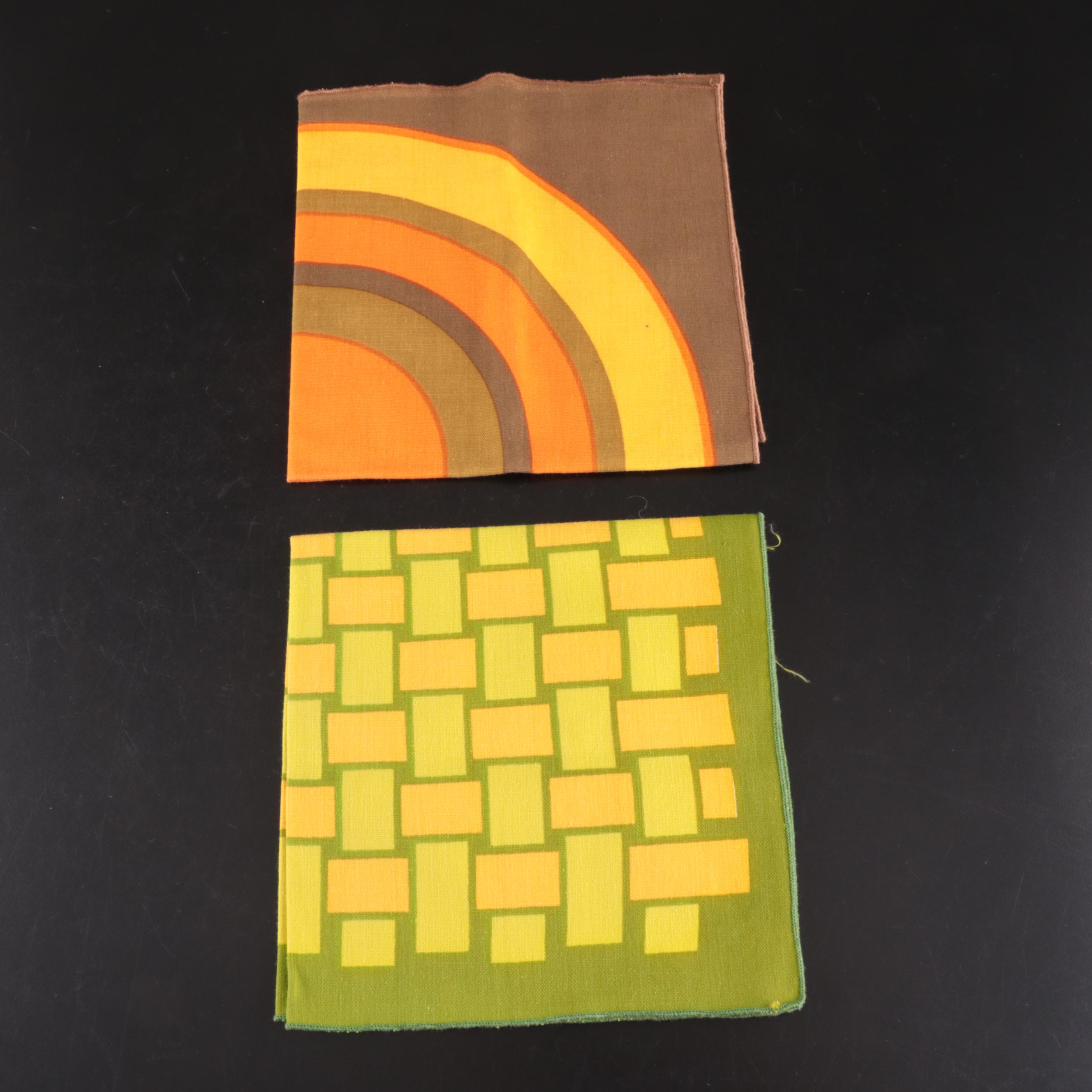 Pyrex "Pueblo" Lidded Glass Casserole Dish with Napkins and Ceramic Platters