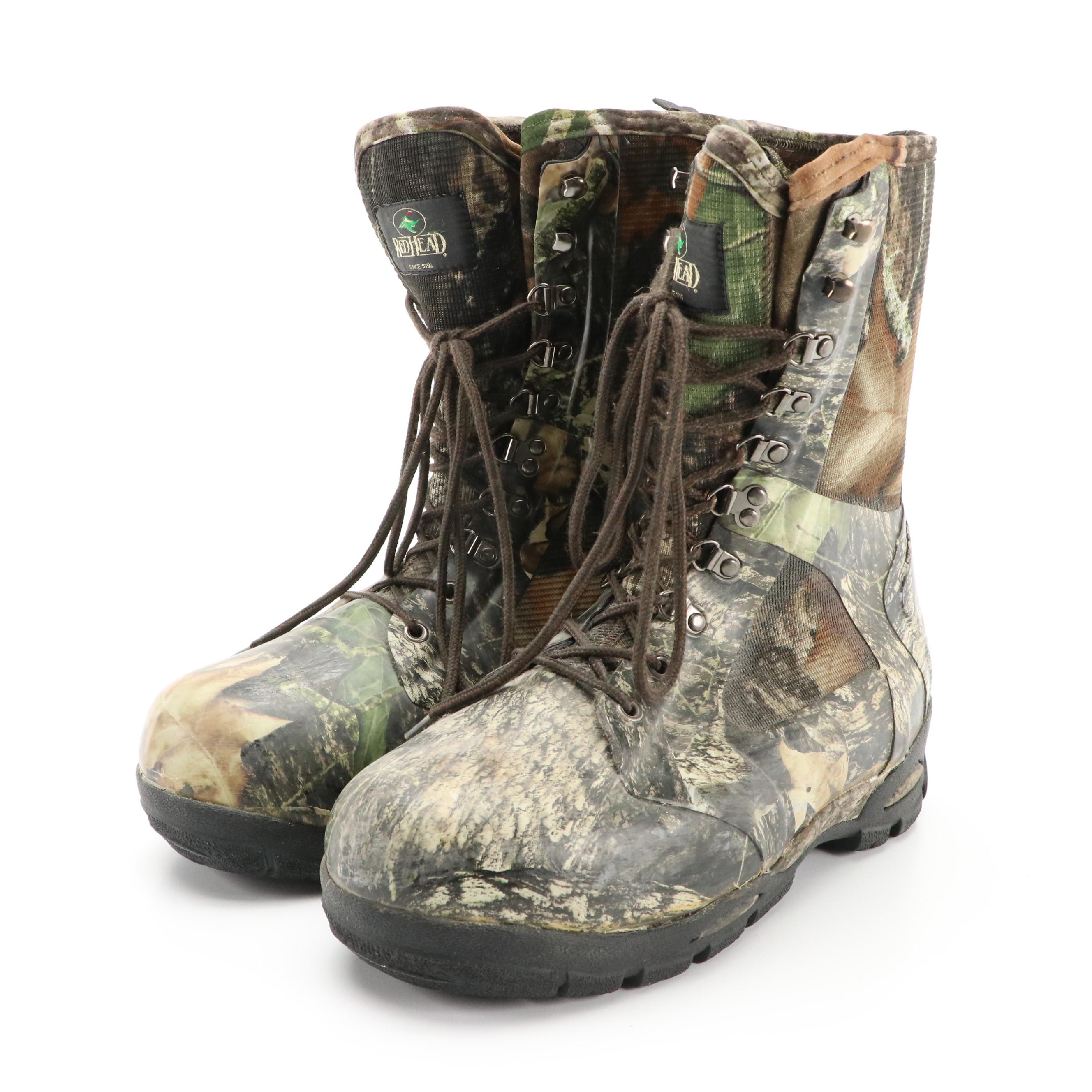 Men's RedHead Camo Hunting Boots and Sorel Eddie Bauer Duck Boots