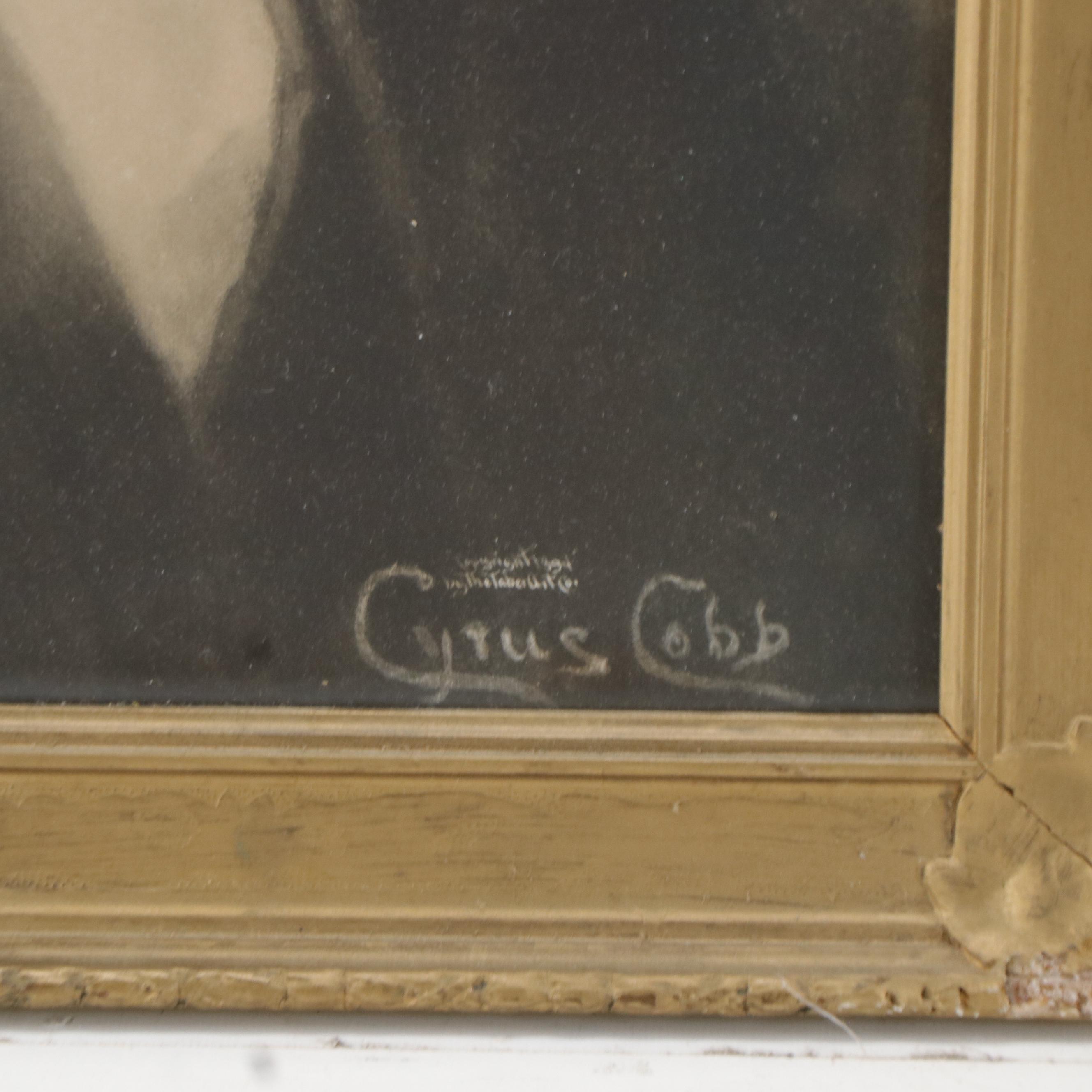 Photogravure Portraits of Abraham Lincoln and George Washington