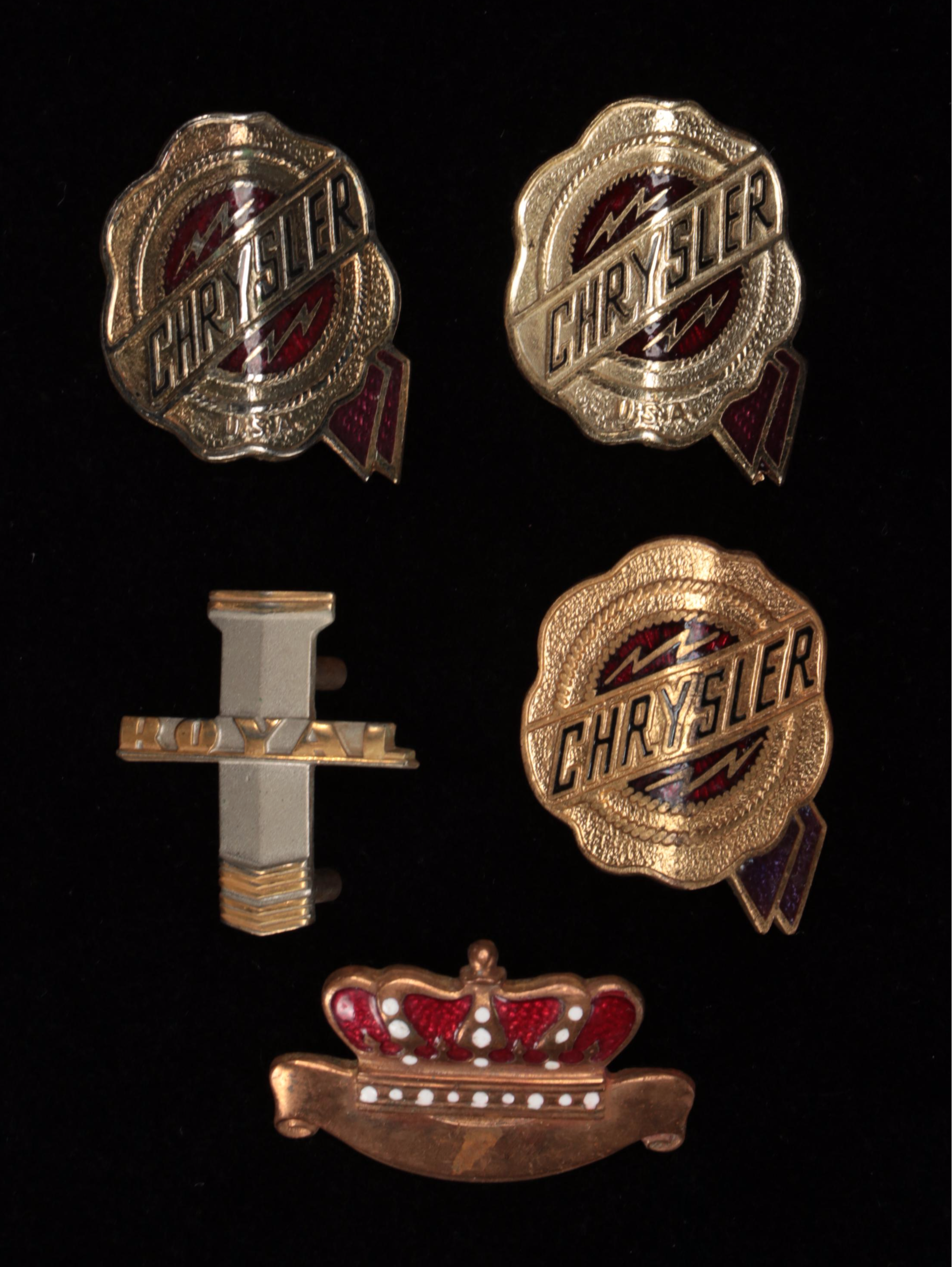 Chrysler Royal and New Yorker Vehicle Decals, Emblems and Wheel Covers