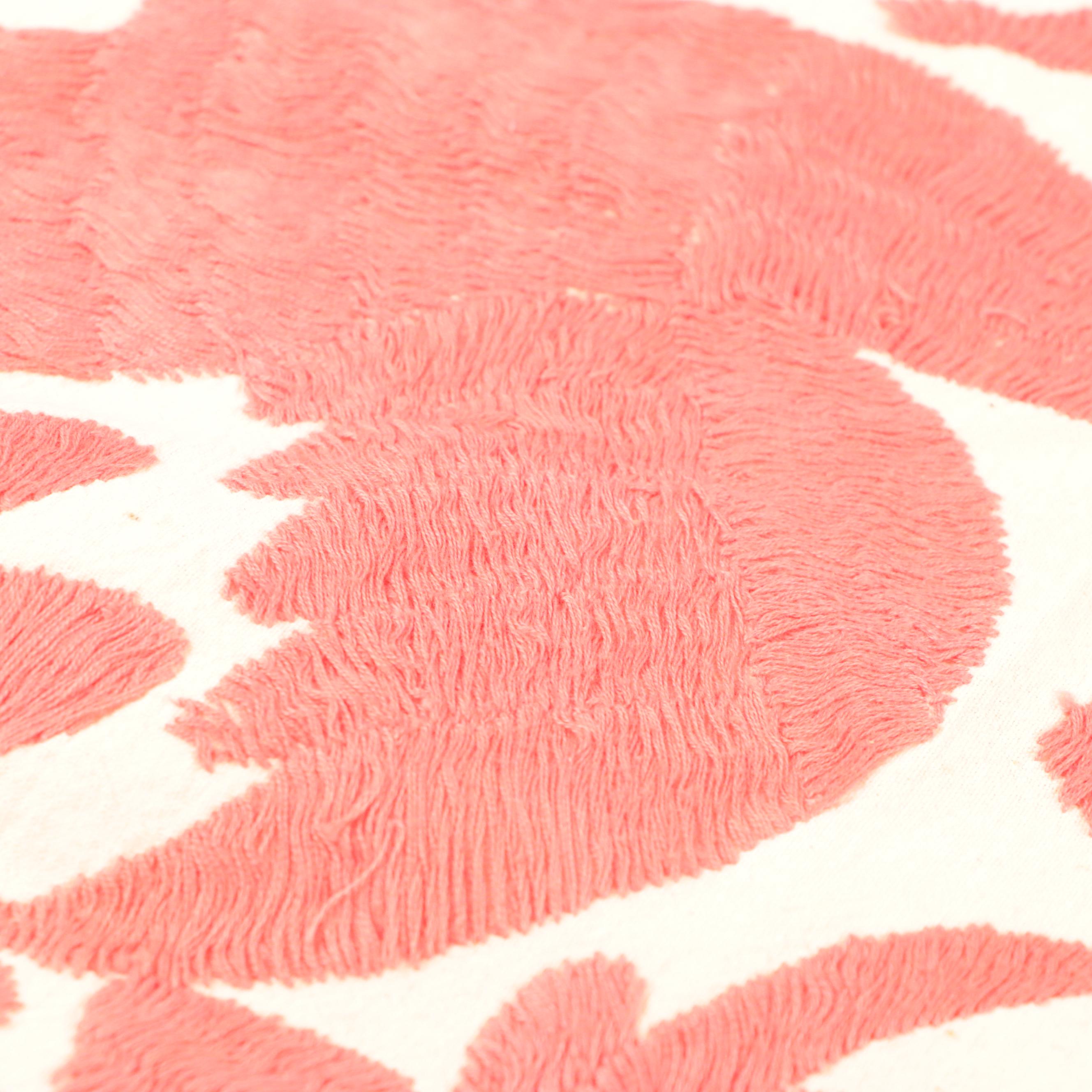 Handmade Mexican Otomi Style Animal Motif Embroidered Tablecloth