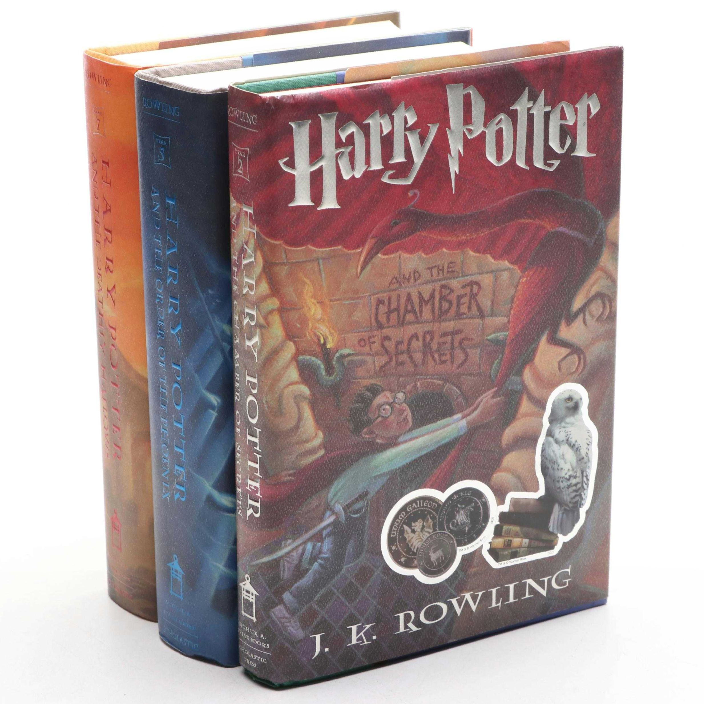 First American Edition "Harry Potter" Partial Series by J. K. Rowling