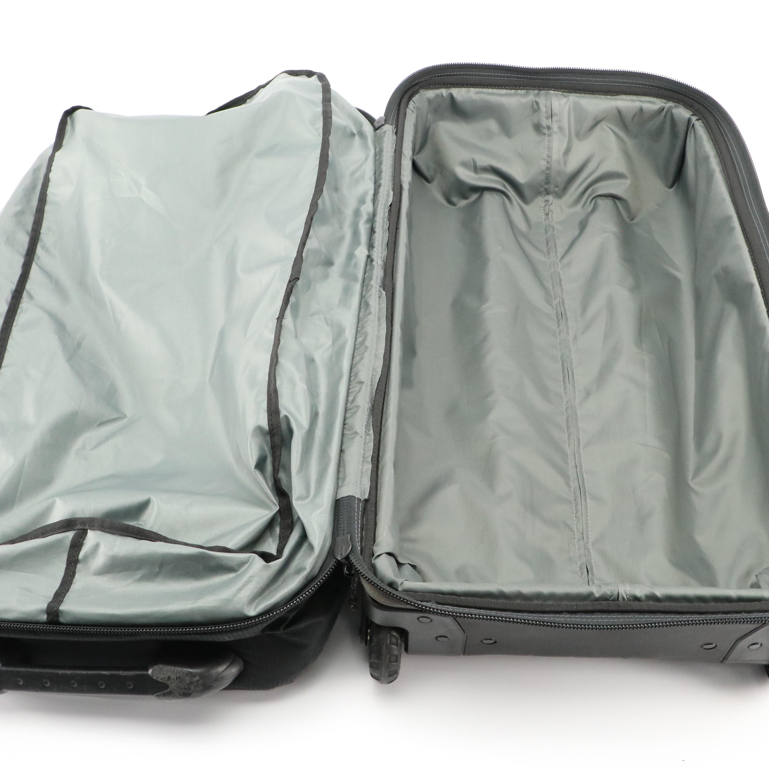 Eddie Bauer Expedition 34 and 26 Drop Bottom Rolling Duffle Bags EBTH