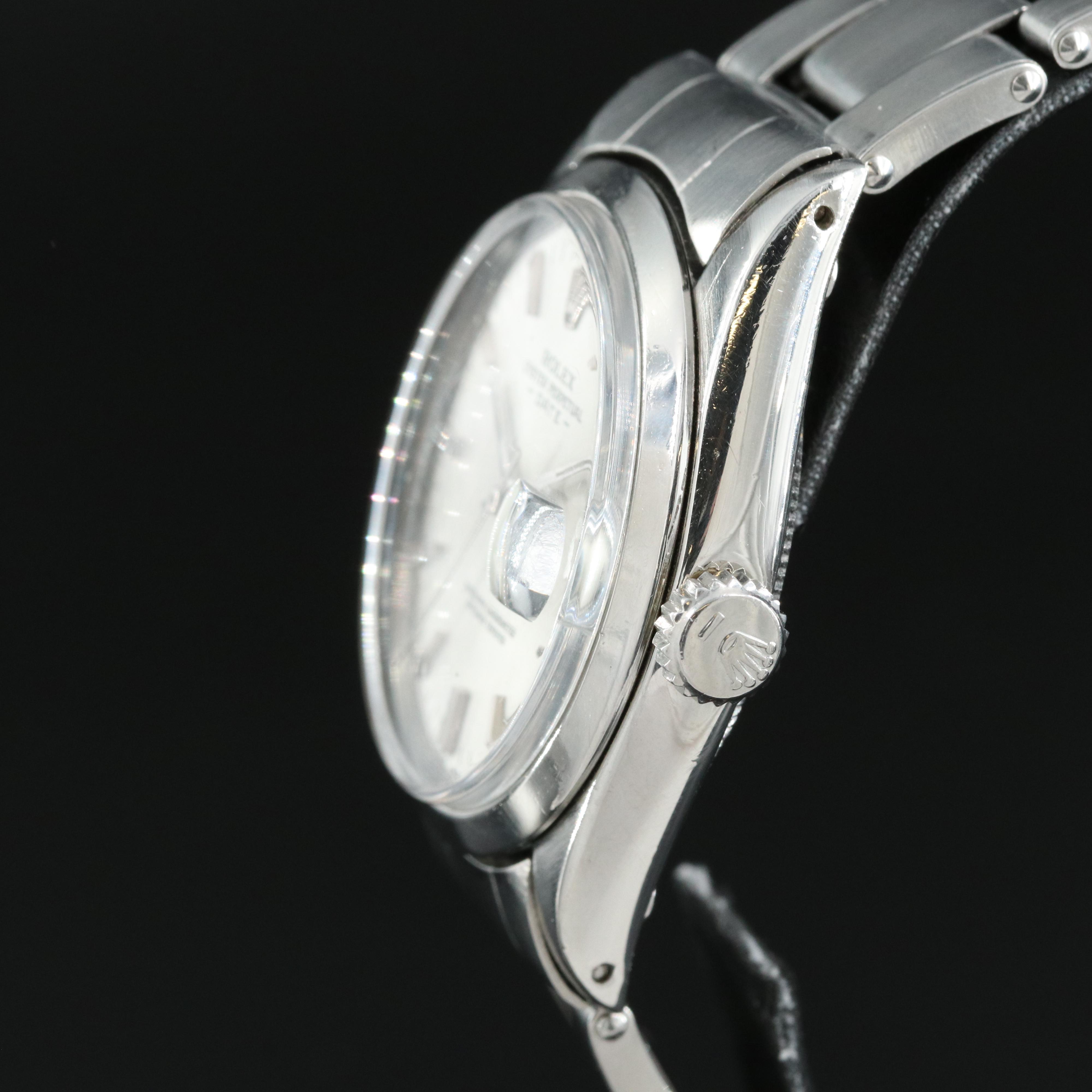 1967 Rolex Oyster Perpetual Date Stainless Steel Watch