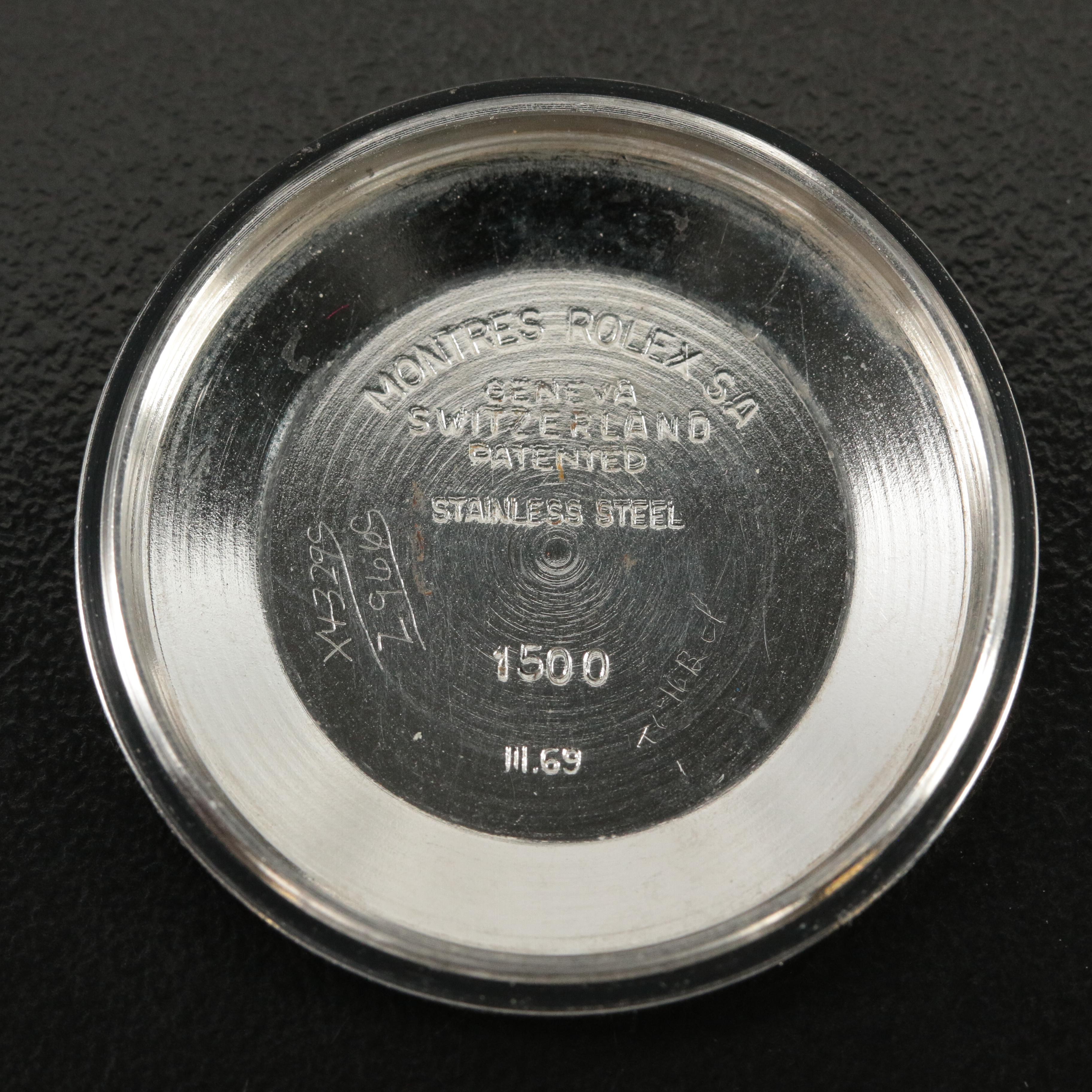 1967 Rolex Oyster Perpetual Date Stainless Steel Watch