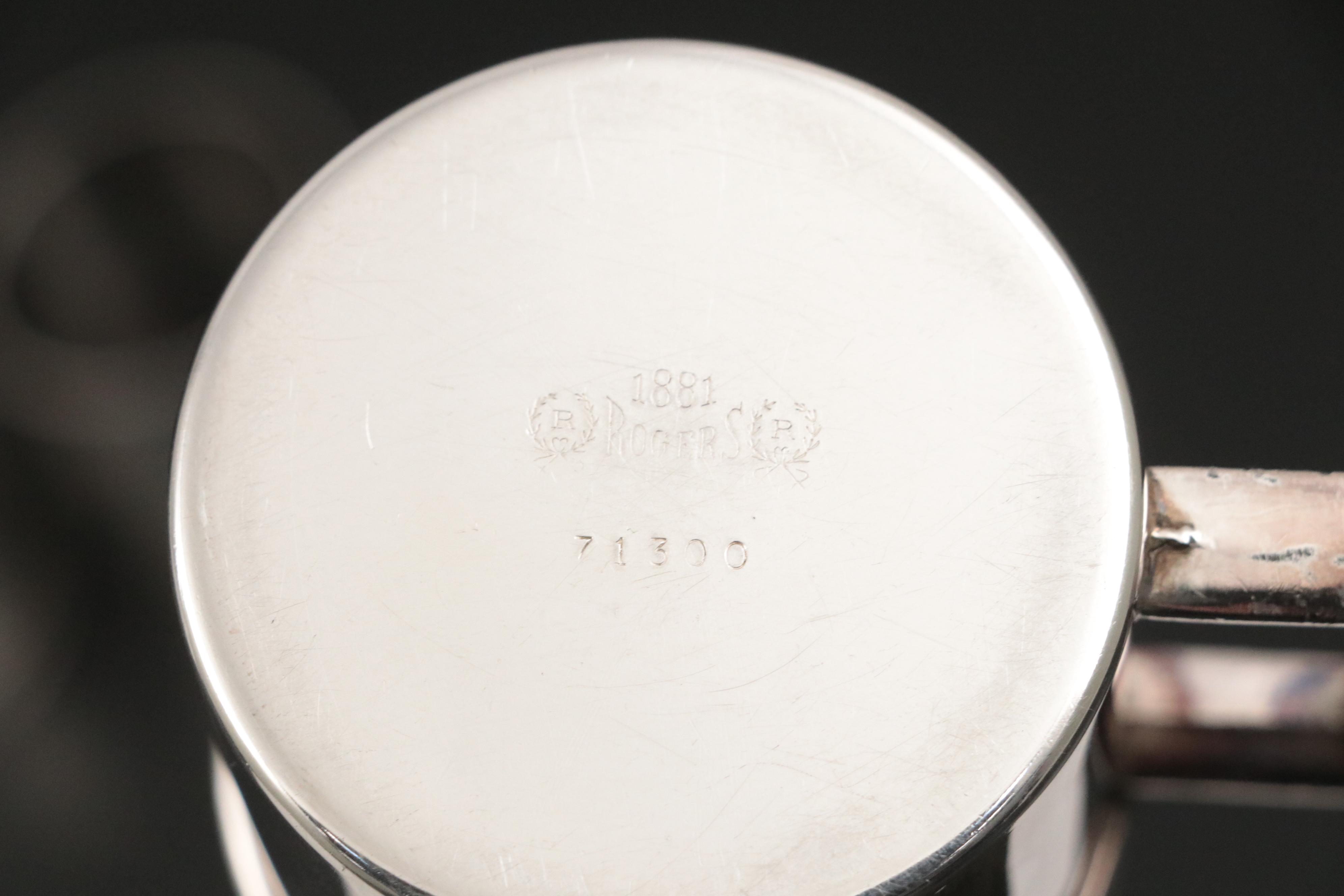 Towle Sterling Silver Candlesticks with Silver Plate Table Accessories