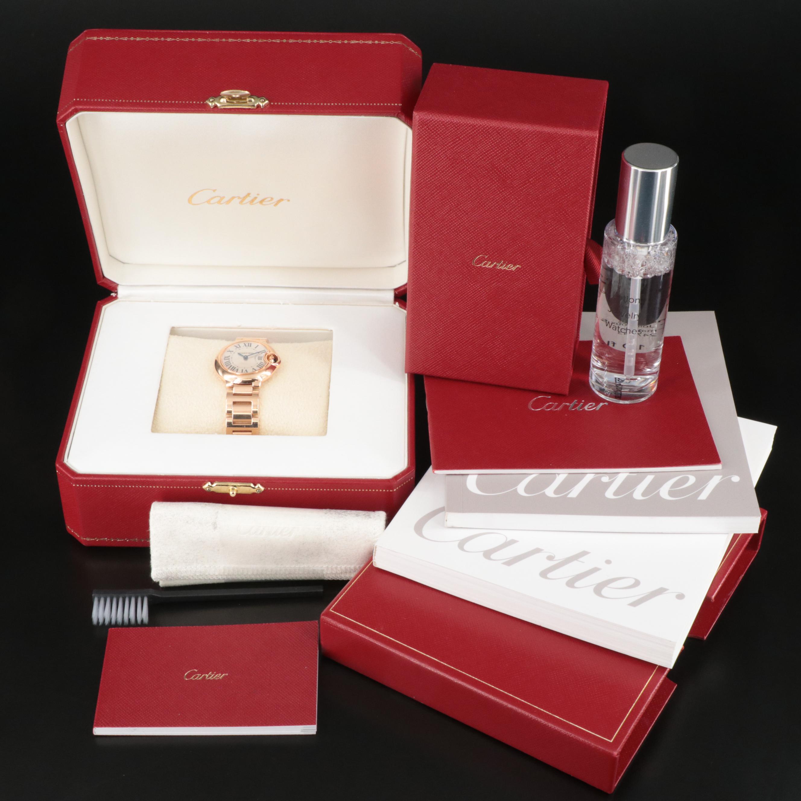 18K Rose Gold Cartier Ballon Bleu Watch