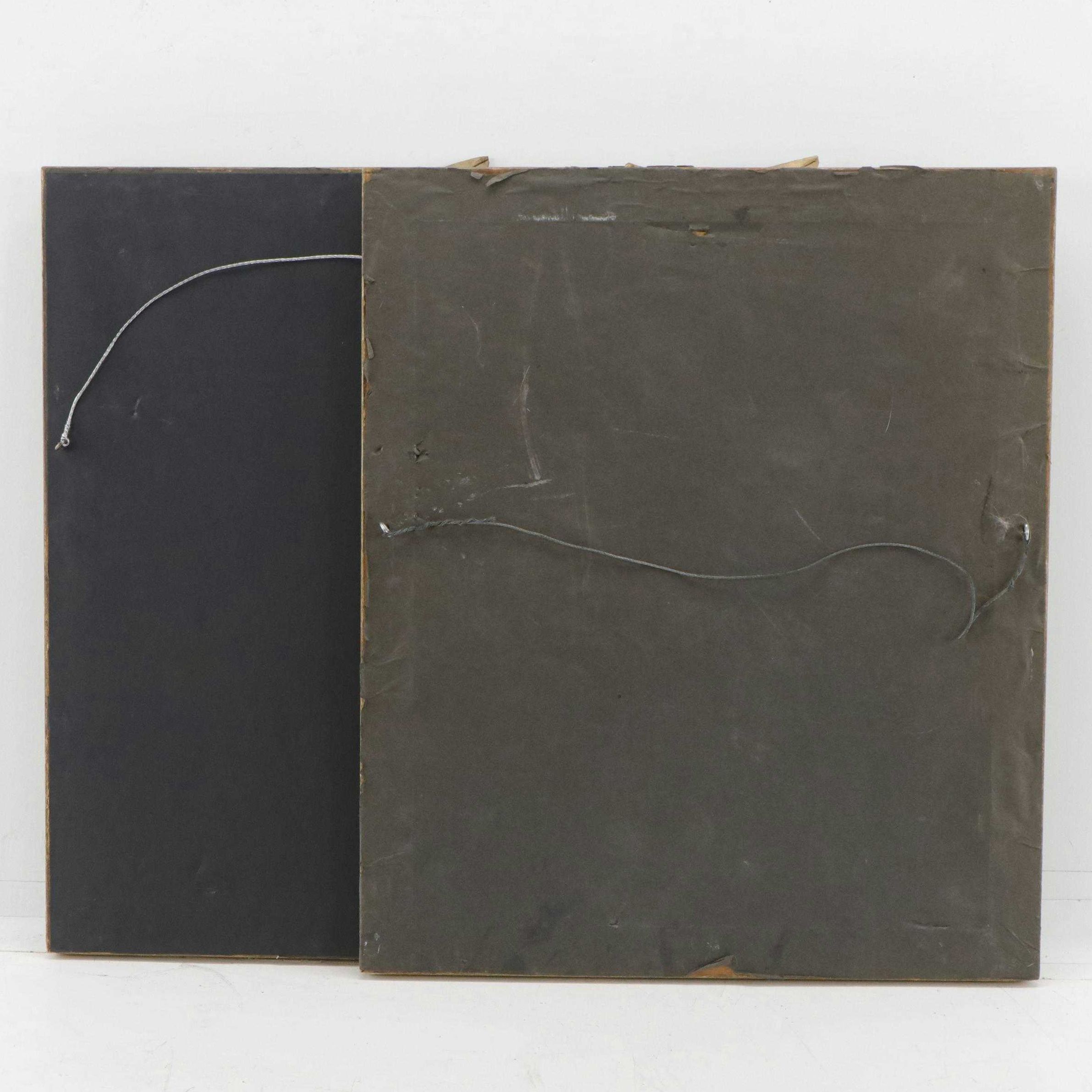 Photogravure Portraits of Abraham Lincoln and George Washington