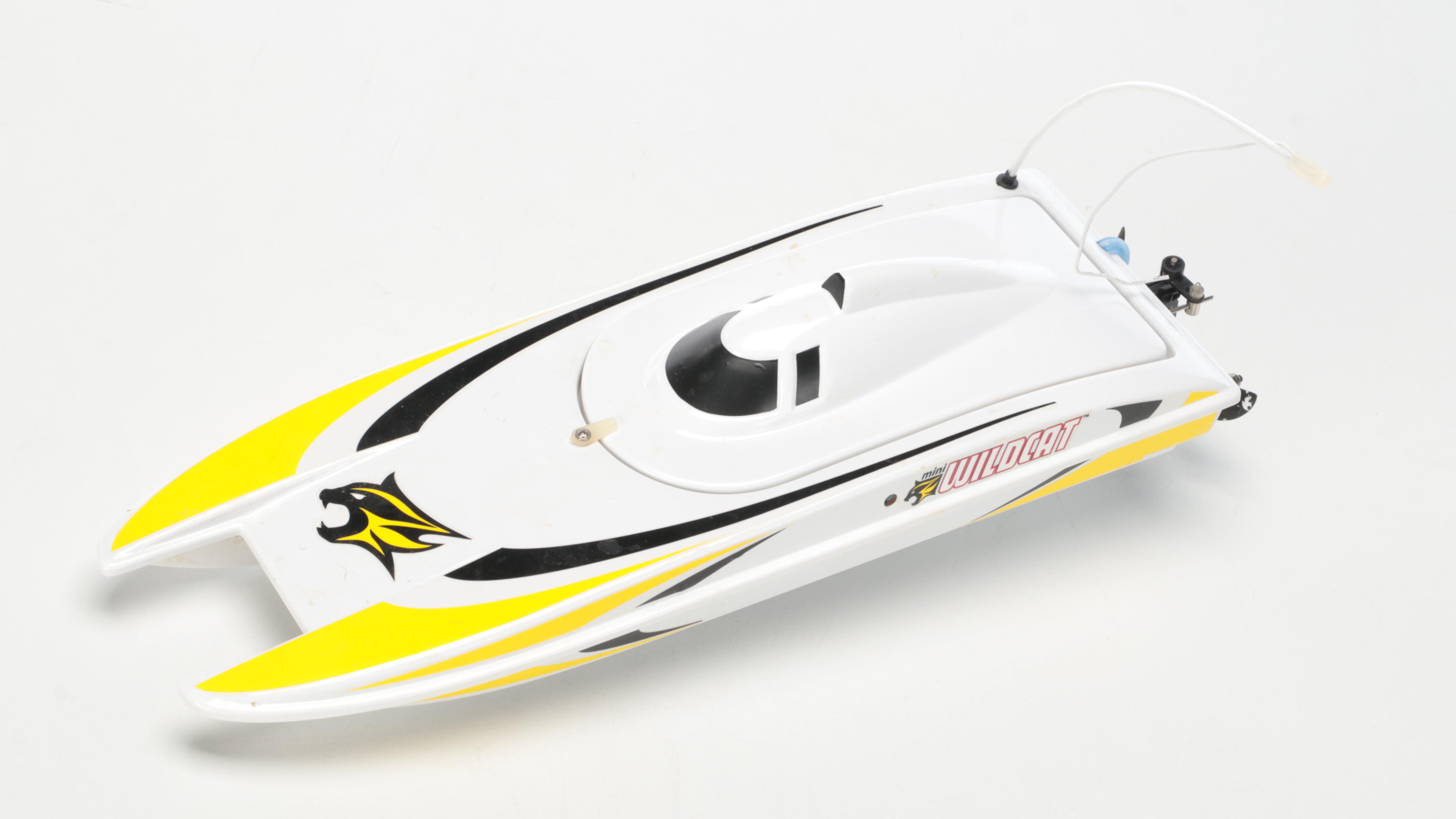 AquaCraft "Mini Wildcat" and Pro Boat "Mini-C" Remote Control Model Boats